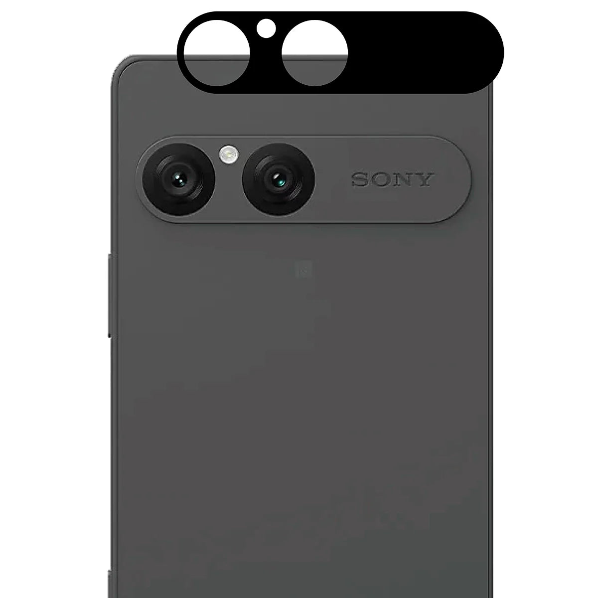 Gehärtetes Glas für die Kamera für Sony Xperia 10 VII, Bizon Glass Lens, 2 Stück