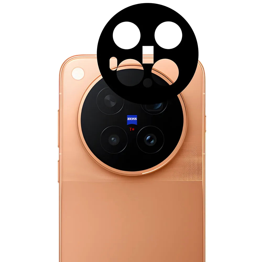 Gehärtetes Glas für die Kamera für Vivo X500 Pro Max, Bizon Glass Lens, 2 Stück (5/5)
