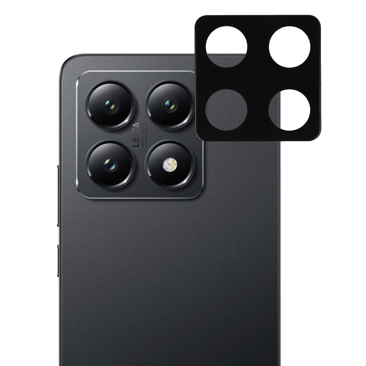 Gehärtetes Glas für die Kamera für Xiaomi 14T, Bizon Glass Silk Lens, 2 Stück