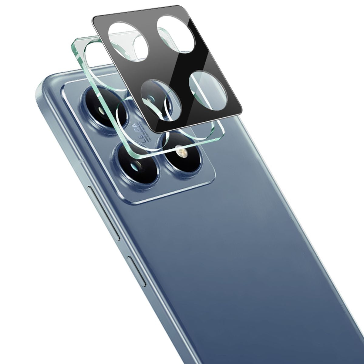 Gehärtetes Glas für die Kamera für Xiaomi 14T Pro, Bizon Glass Silk Lens, 2 Stück