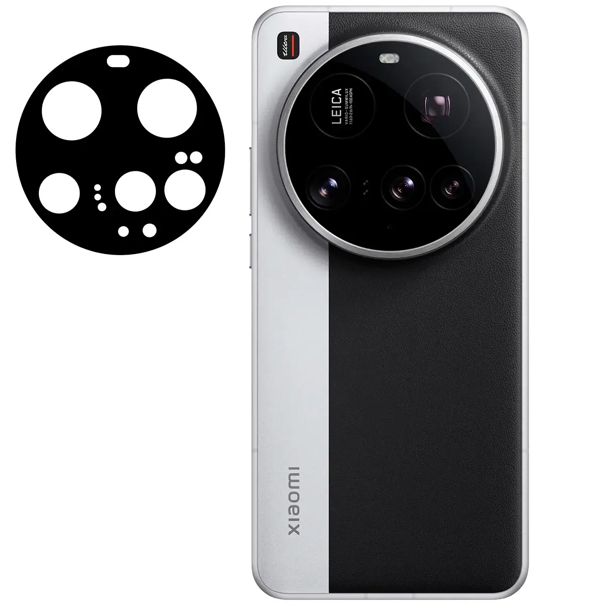Gehärtetes Glas für die Kamera für Xiaomi 15 Ultra, Bizon Glass Silk Lens, 2 Stück