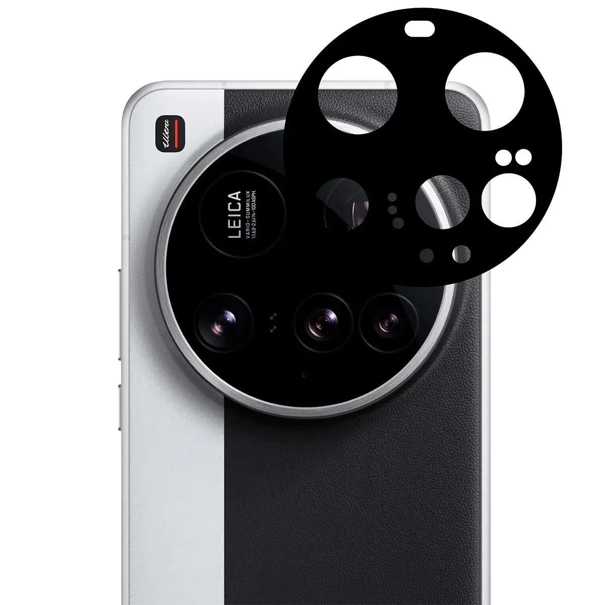 Gehärtetes Glas für die Kamera für Xiaomi 15 Ultra, Bizon Glass Silk Lens, 2 Stück
