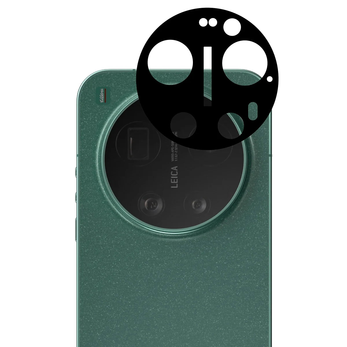 Gehärtetes Glas für die Kamera für Xiaomi 17 Ultra, Bizon Glass Lens, 2 Stück