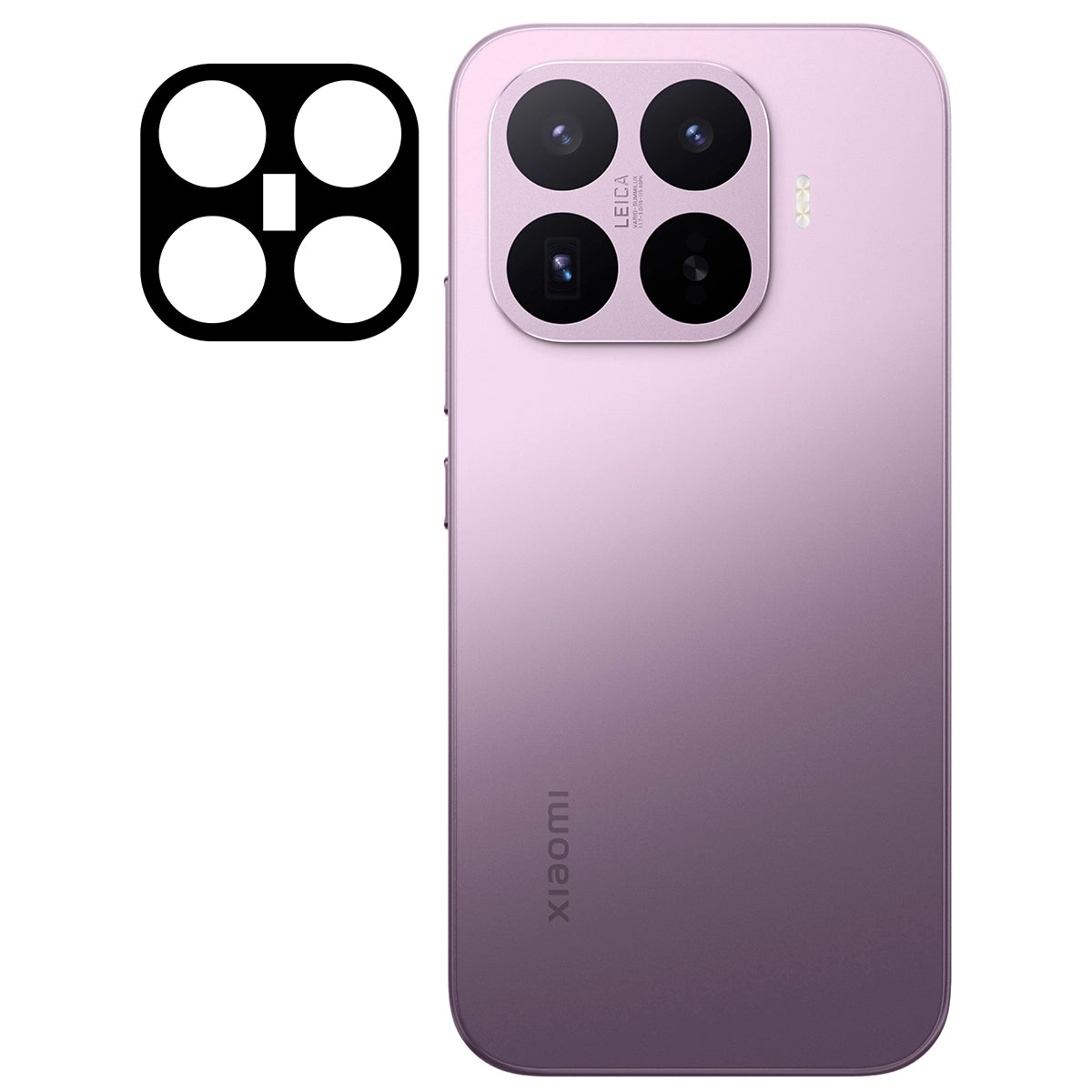 Gehärtetes Glas für die Kamera für Xiaomi 17T, Bizon Glass Lens, 2 Stück