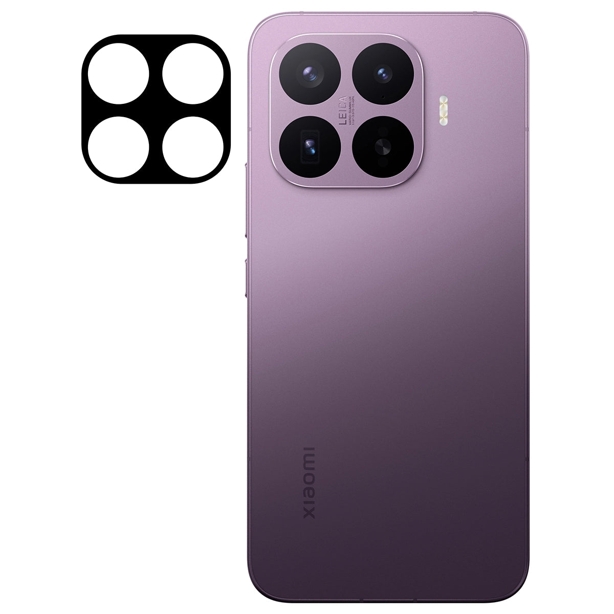 Gehärtetes Glas für die Kamera für Xiaomi 17T Pro, Bizon Glass Lens, 2 Stück