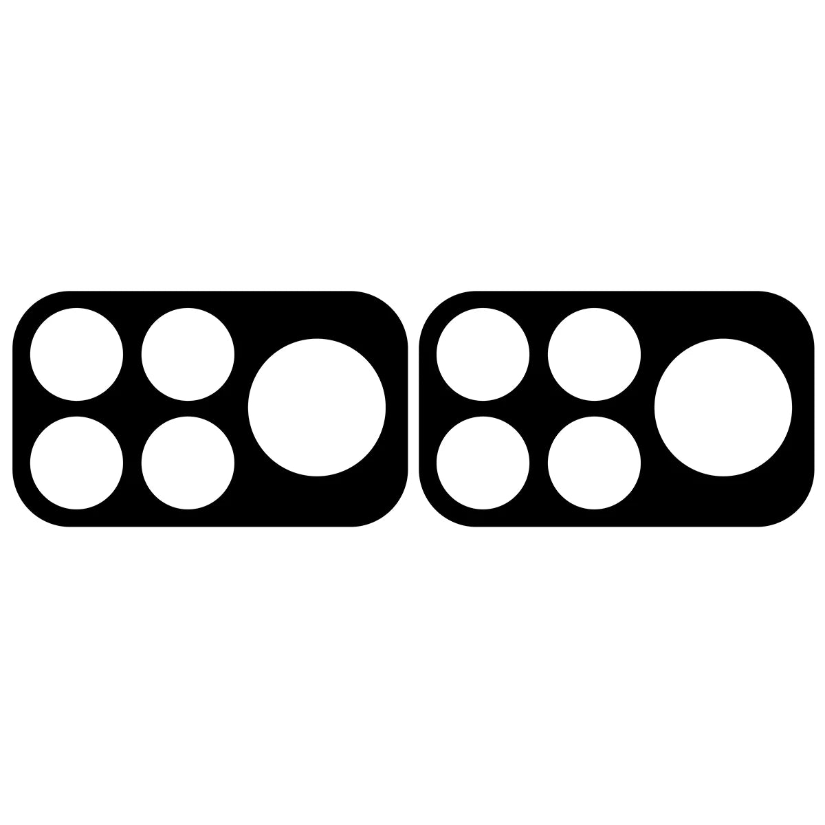 Gehärtetes Glas für die Kamera für Xiaomi POCO F9 Pro, Bizon Glass Lens, 2 Stück (3/5)