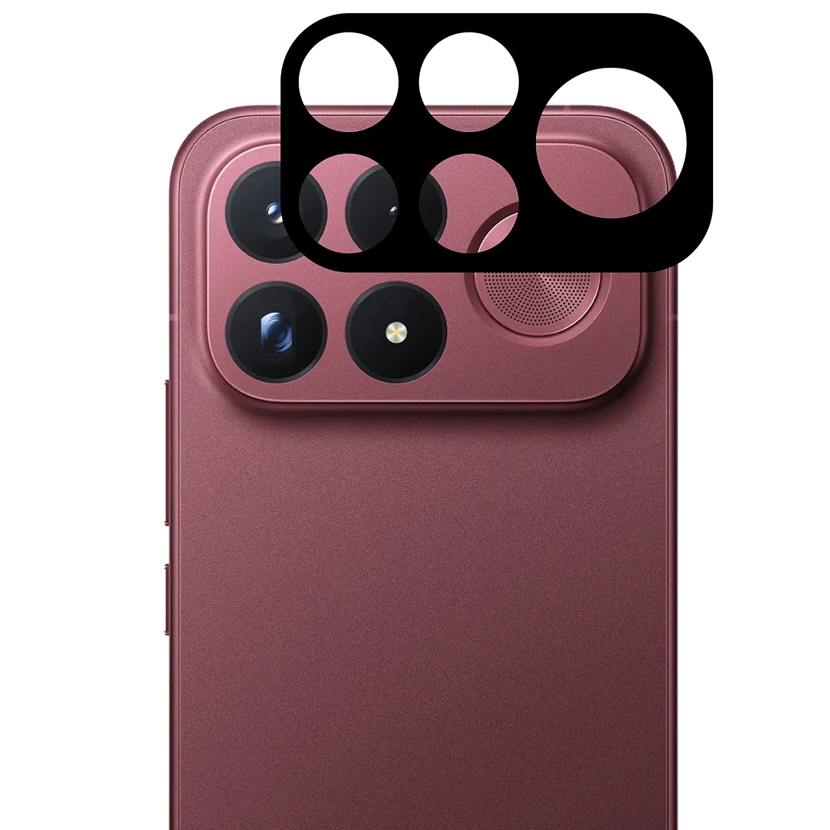 Gehärtetes Glas für die Kamera für Xiaomi POCO F9 Ultra, Bizon Glass Lens, 2 Stück (5/5)