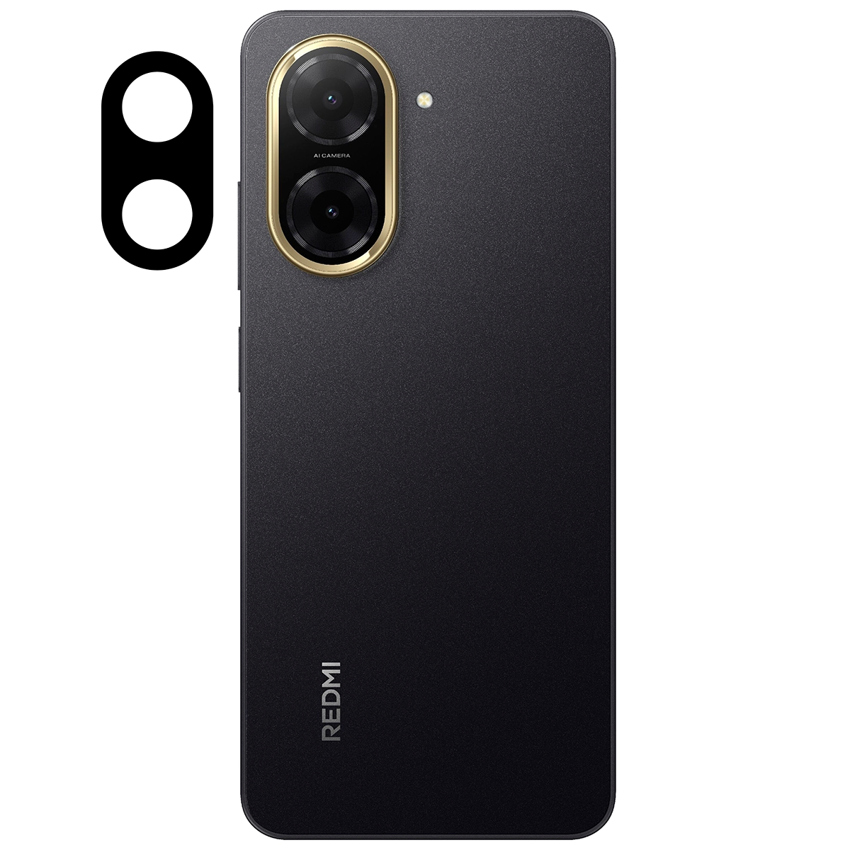 Gehärtetes Glas für die Kamera für Xiaomi Redmi A5 4G/Poco C71, Bizon Glass Silk Lens, 2 Stück