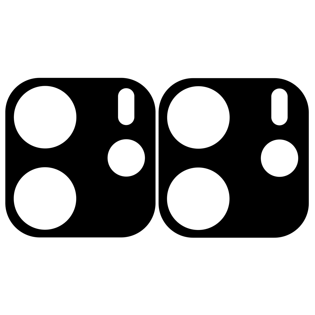 Gehärtetes Glas für die Kamera für Xiaomi Redmi Note 14 4G, Bizon Glass Silk Lens, 2 Stück