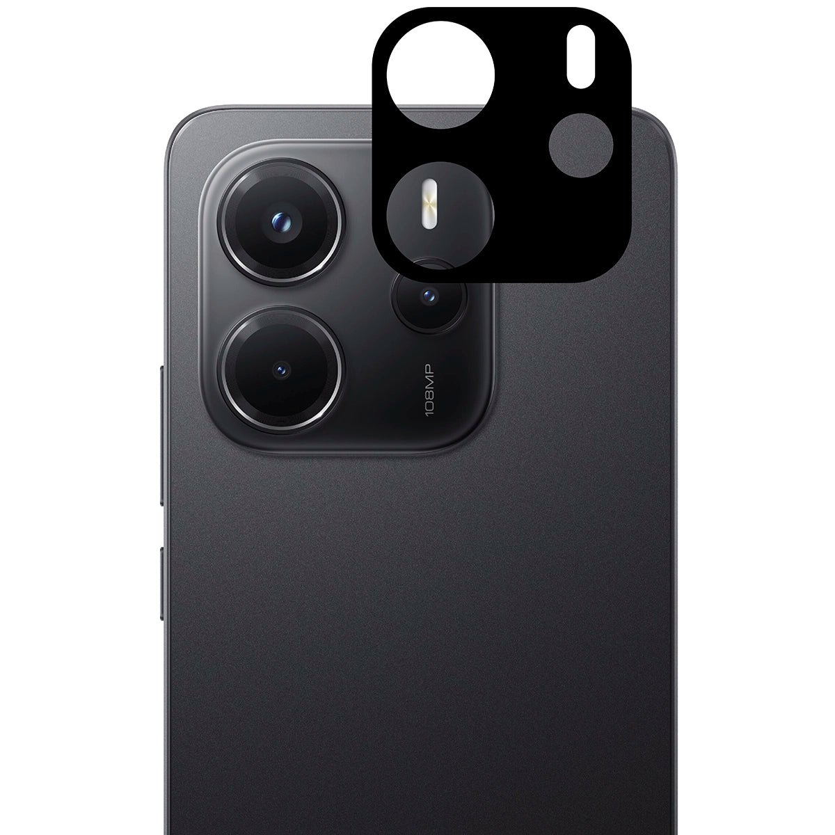 Gehärtetes Glas für die Kamera für Xiaomi Redmi Note 14 4G, Bizon Glass Silk Lens, 2 Stück