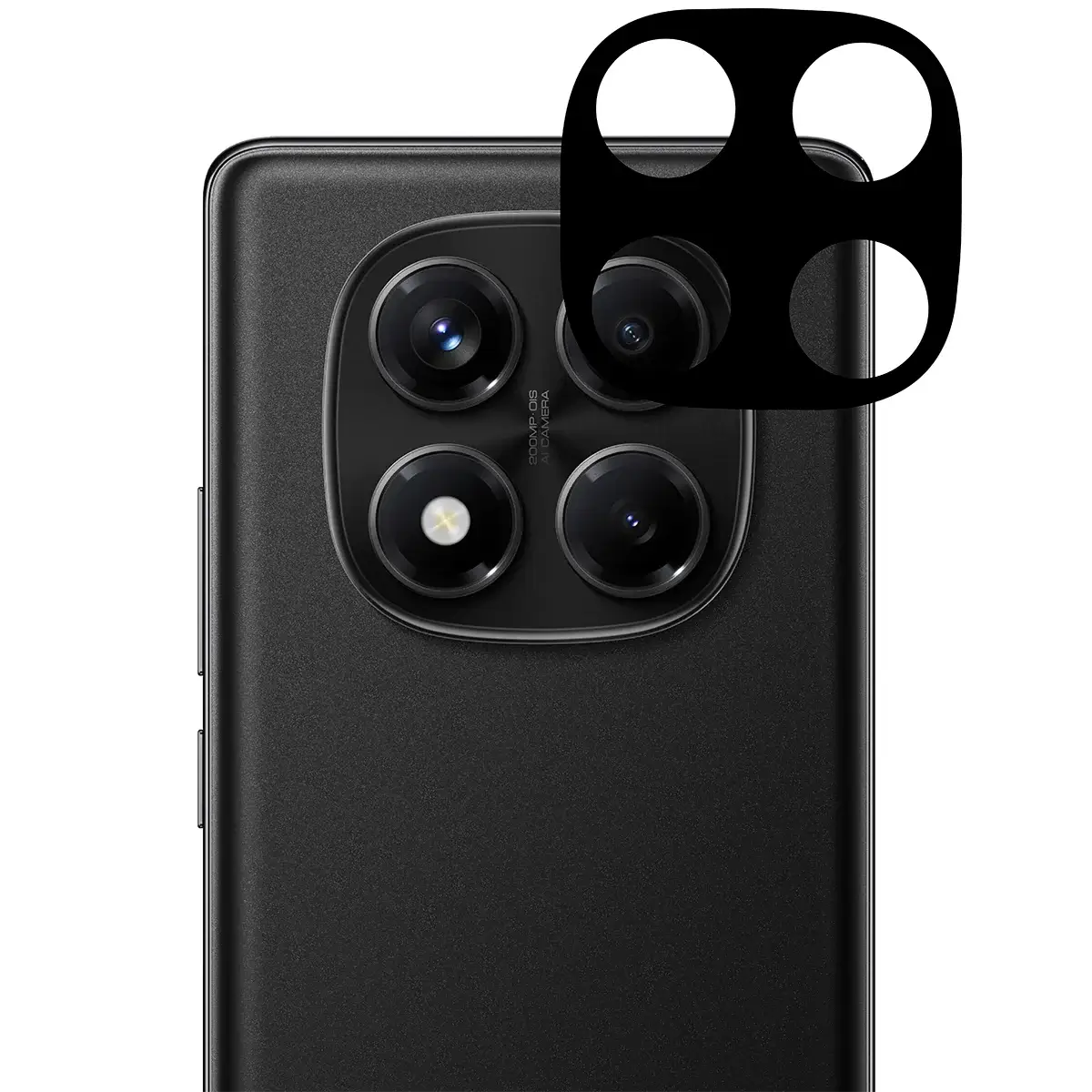 Gehärtetes Glas für die Kamera für Xiaomi Redmi Note 14 Pro 5G / Poco X7, Bizon Glass Silk Lens, 2 Stück