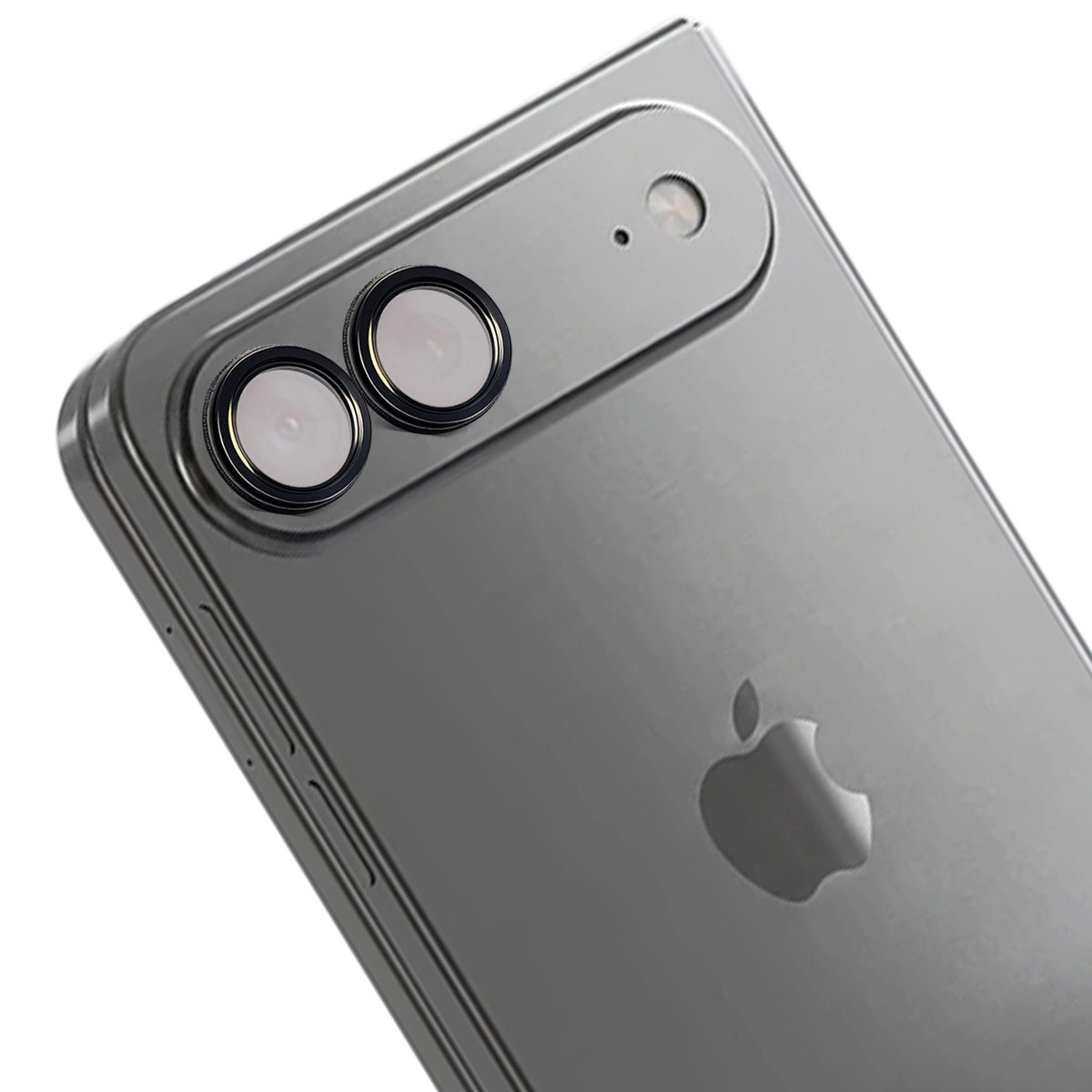 Glas für die Kamera für iPhone Ultra, Bizon Glass Snap Lens, 1 Set, Schwarzer Rahmen (1/3)