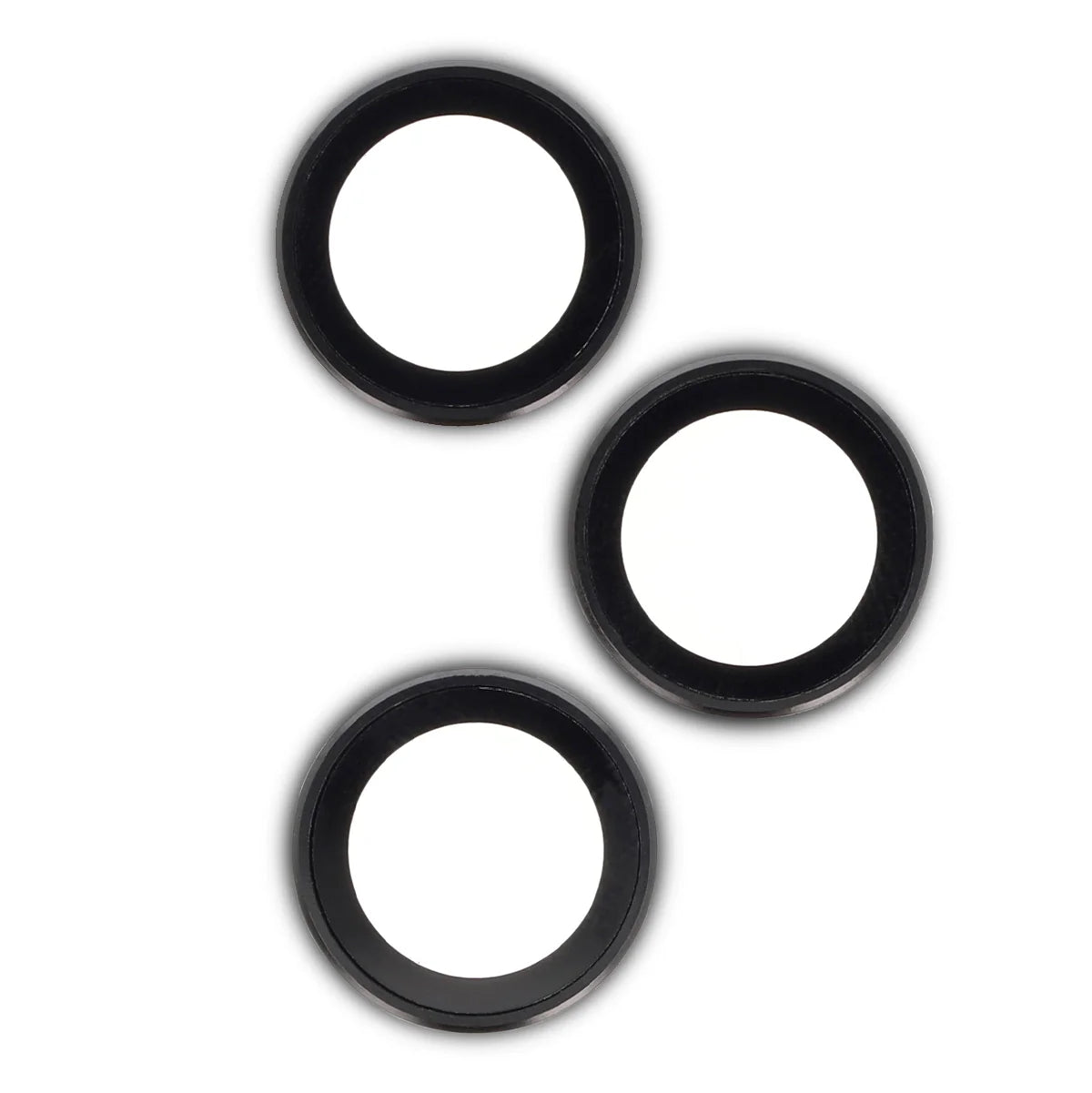 Glas für die Kamera für Honor 400 Pro, Bizon Glass Snap Lens, 1 Set, Schwarzer Rahmen