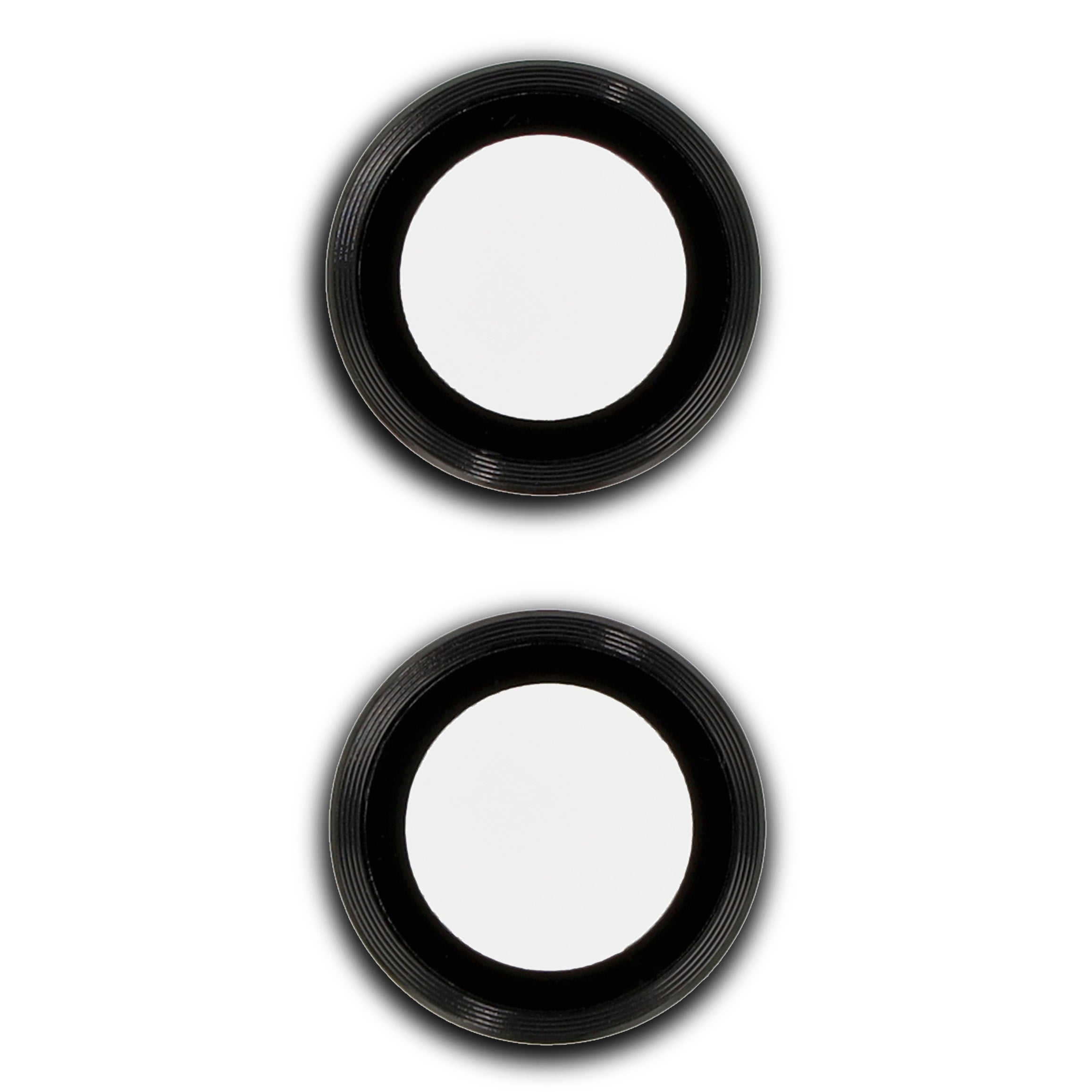 Glas für die Kamera für Motorola Moto G17/G17 Power/G15/G15 Power, Bizon Glass Snap Lens, 1 Set, Schwarzer Rahmen