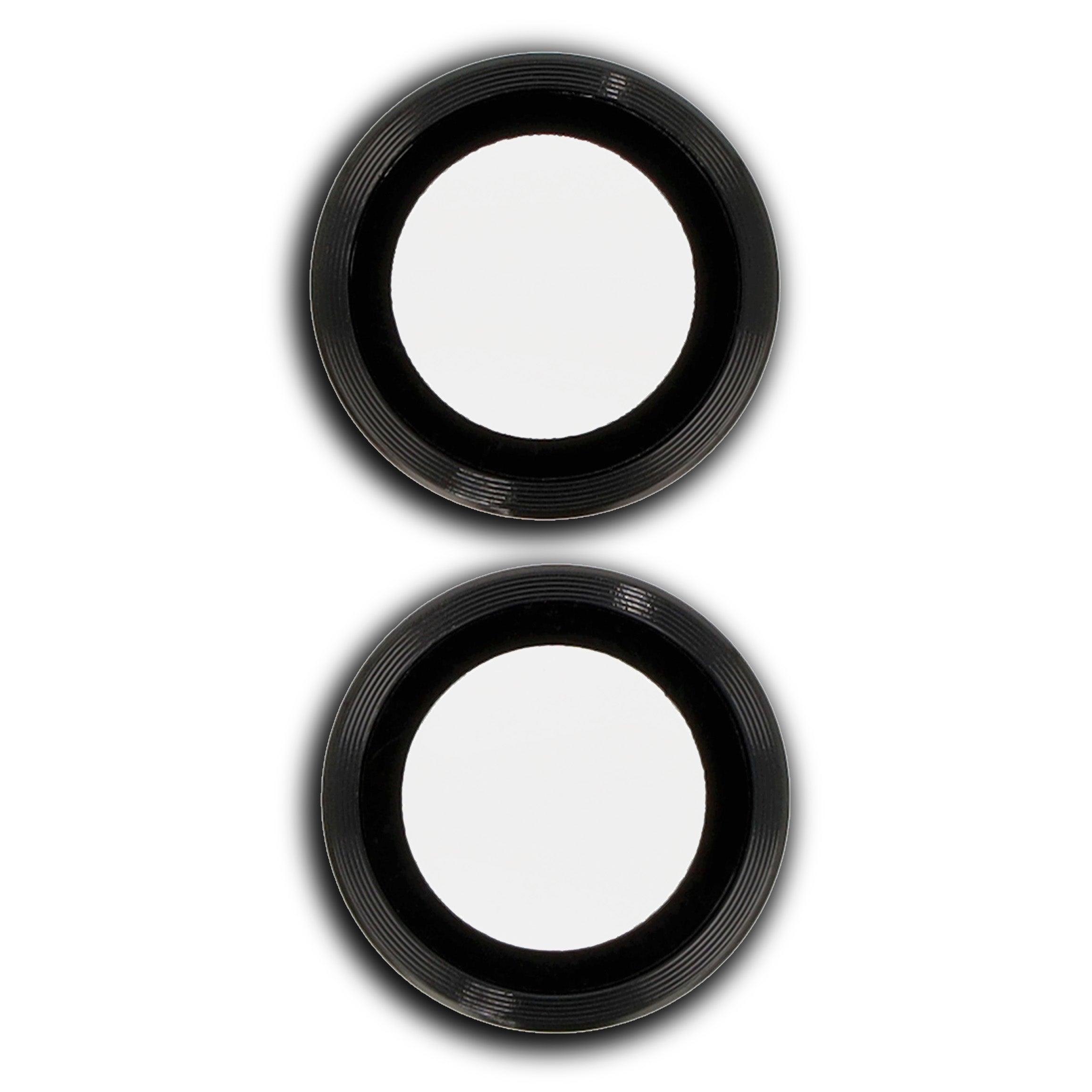 Gehärtetes Glas für die Kamera für Motorola Moto G55 5G, Bizon Glass Snap Lens, 1 Set, Schwarzer Rahmen