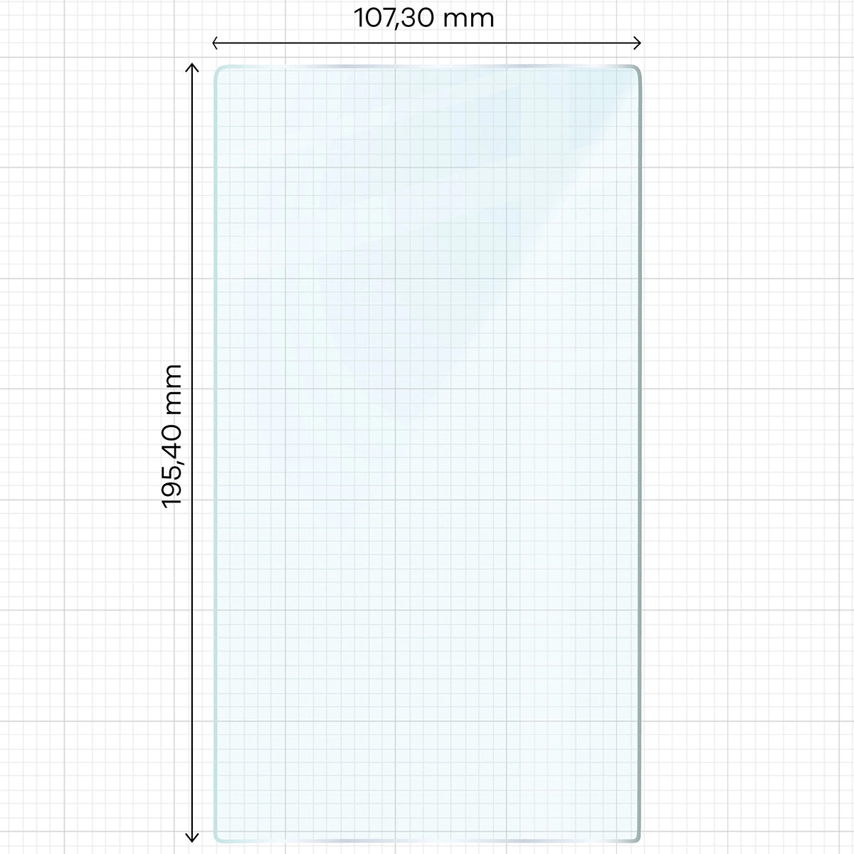 Gehärtetes Glas für Nintendo Switch 2, Bizon Glass Tab Clear Duo, 2 Stück