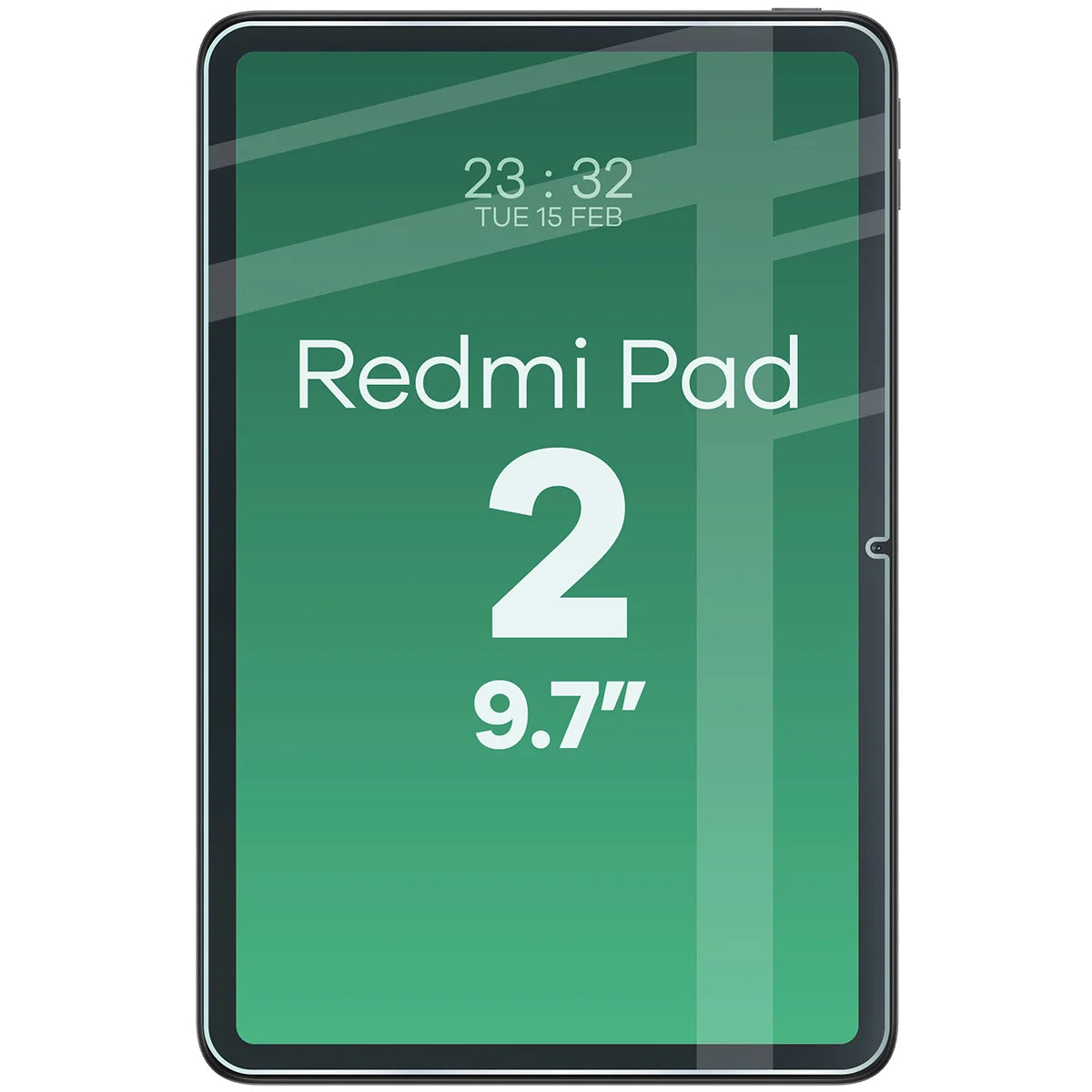 Gehärtetes Glas für Xiaomi Redmi Pad 2 9.7", Bizon Tab Glass Clear Duo, 2 Stück