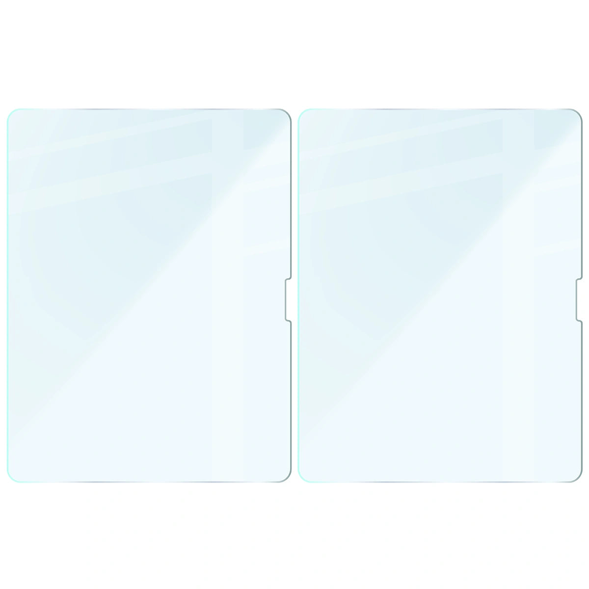 Gehärtetes Glas für iPad Air 13" M4/M3/M2, Bizon Glass Tab Clear Duo, 2 Stück