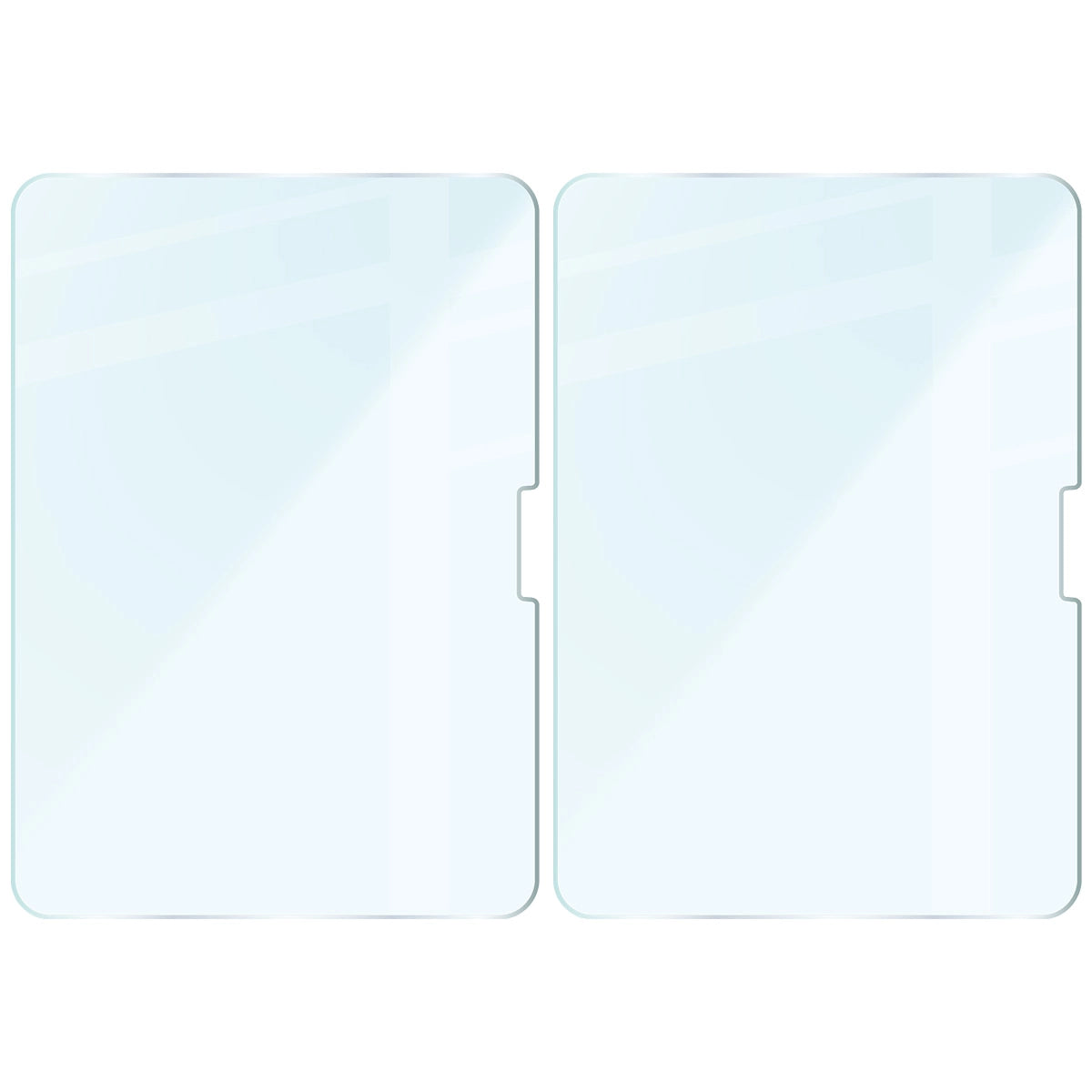 Gehärtetes Glas für iPad Pro 11" 2025 / 2024, Bizon Glass Tab Clear Duo, 2 Stück