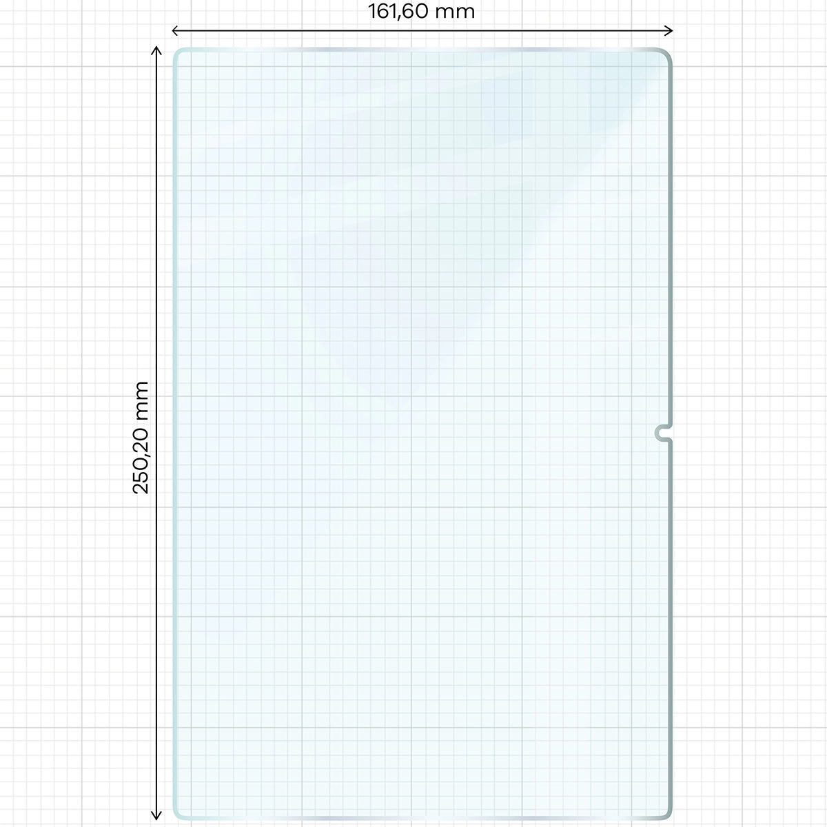 Gehärtetes Glas für Galaxy Tab S10 Lite / S10 FE / S9 FE / S9 / S8 / S7, Bizon Glass Tab Clear Duo, 2 Stück