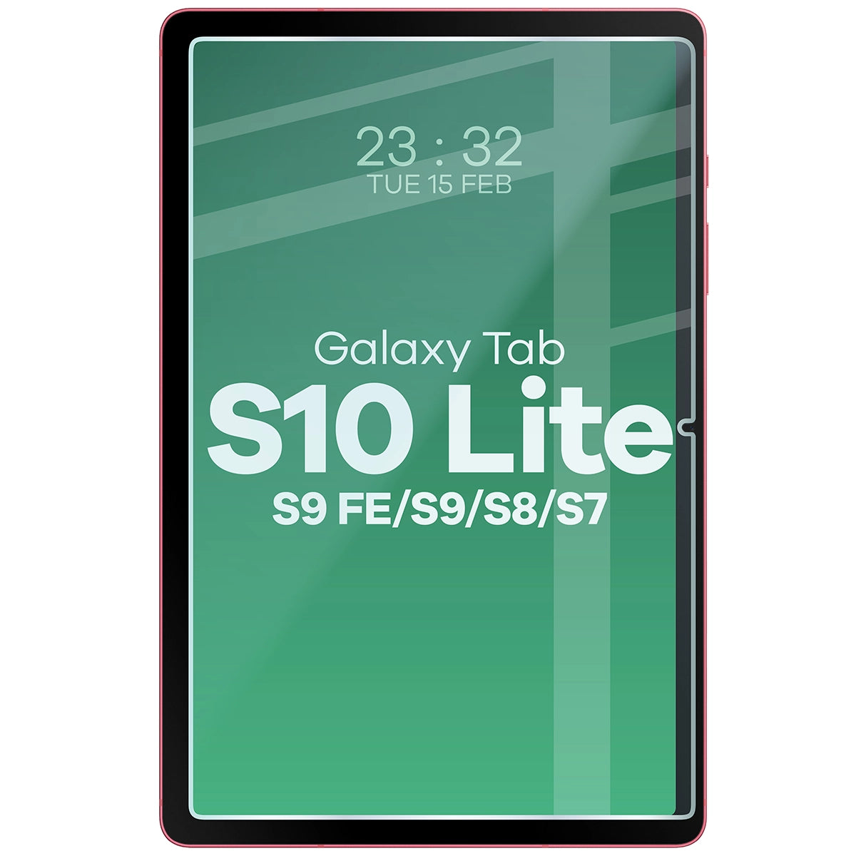 Gehärtetes Glas für Galaxy Tab S10 Lite / S10 FE / S9 FE / S9 / S8 / S7, Bizon Glass Tab Clear Duo, 2 Stück