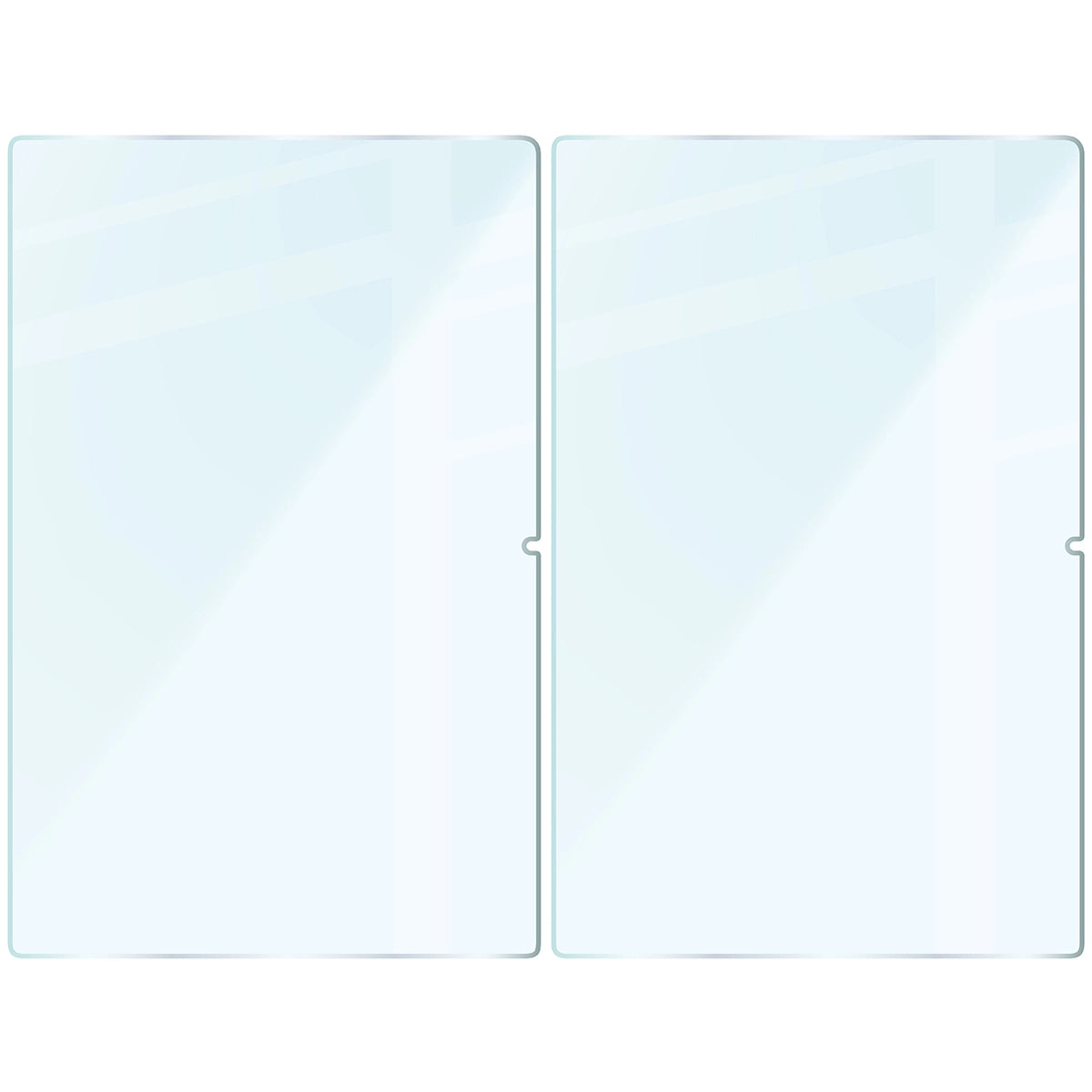 Gehärtetes Glas für Galaxy Tab S10 Lite / S10 FE / S9 FE / S9 / S8 / S7, Bizon Glass Tab Clear Duo, 2 Stück