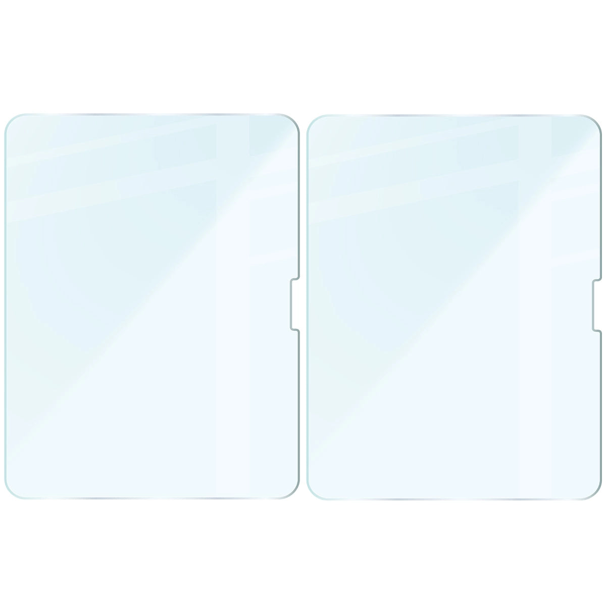 Gehärtetes Glas für iPad Pro 13" 7 gen. 2024, Bizon Glass Tab Clear Duo, 2 Stück