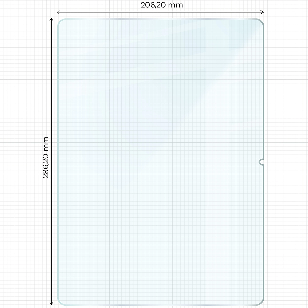 Gehärtetes Glas für OnePlus Pad 3/2 Pro/OPPO Pad 4/4 Pro, Bizon Glass Tab Clear Duo, 2 Stück