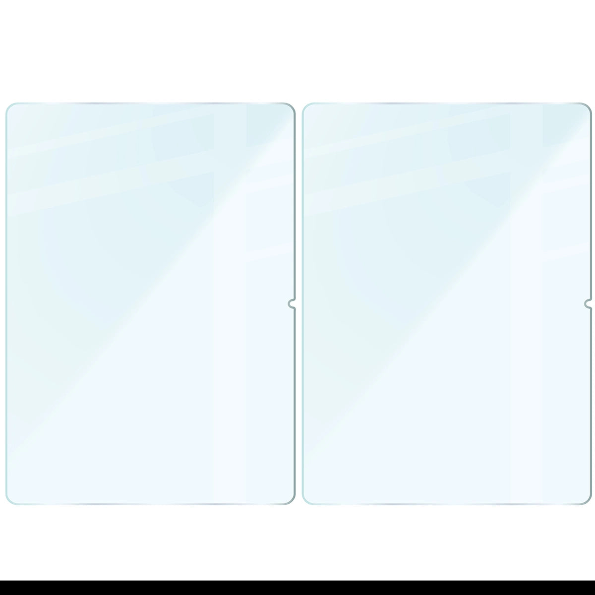 Gehärtetes Glas für OnePlus Pad 3/2 Pro/OPPO Pad 4/4 Pro, Bizon Glass Tab Clear Duo, 2 Stück