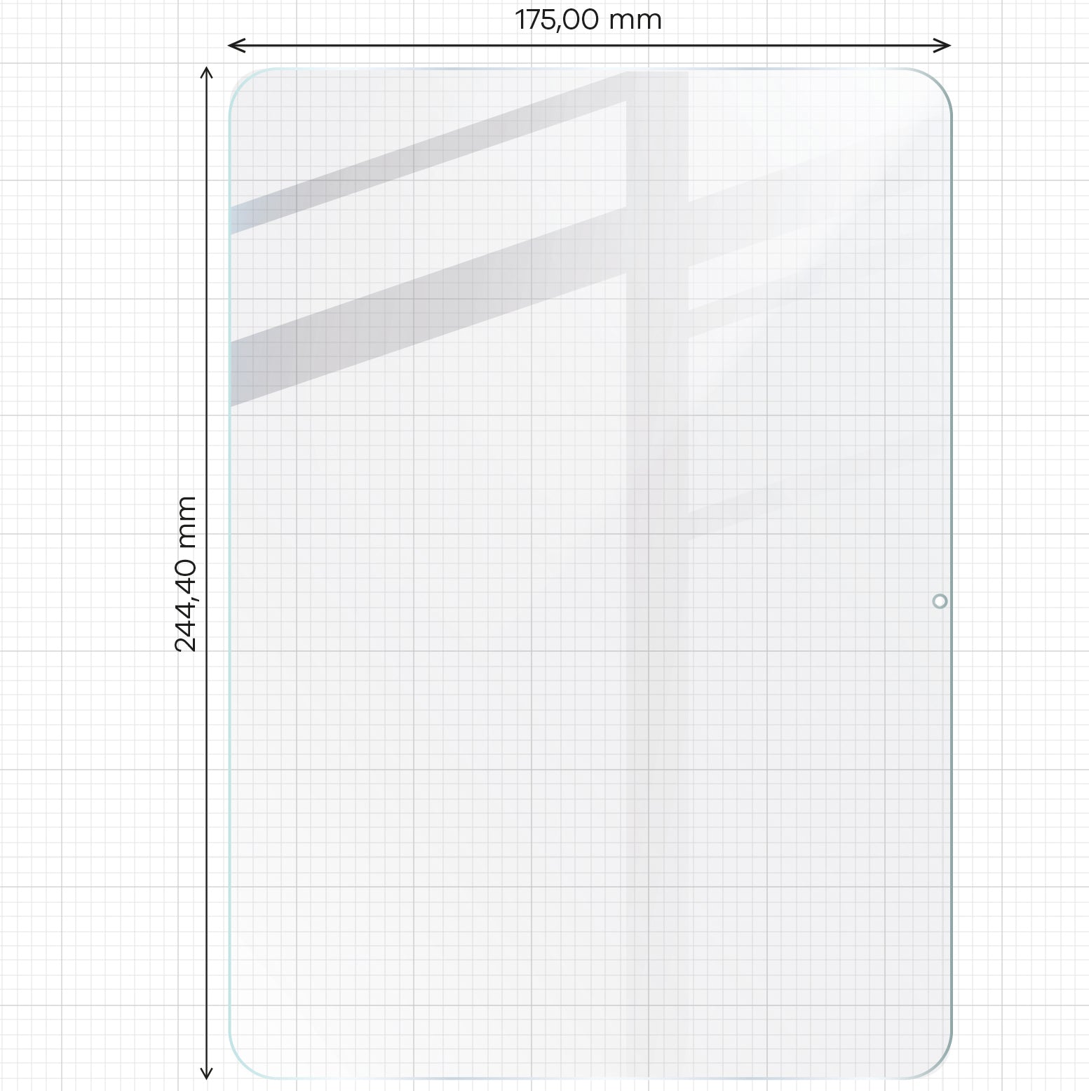 Gehärtetes Glas für iPad 10 10.9 2022, Bizon Glass Tab Clear, 2 Stück