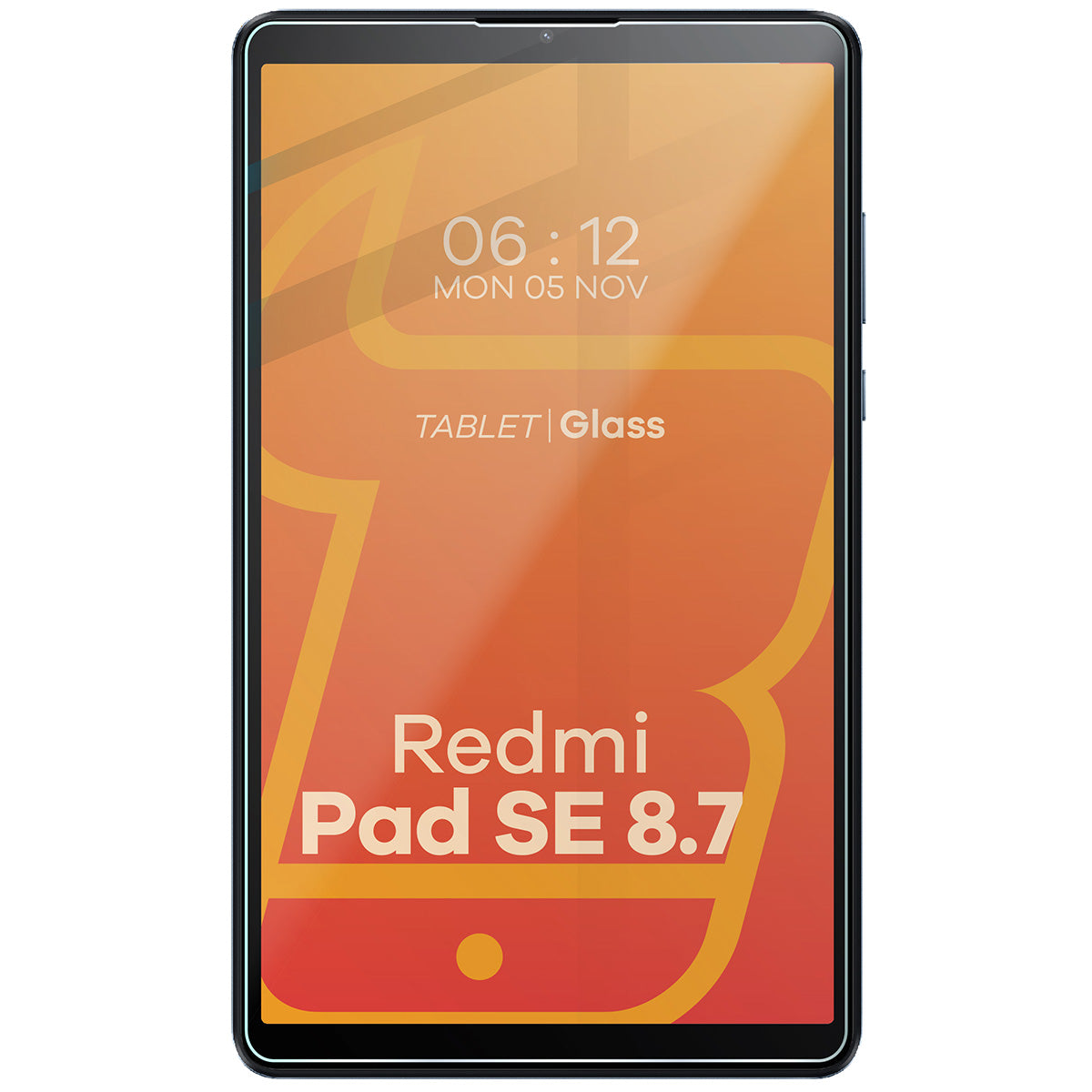 Gehärtetes Glas für Xiaomi Redmi Pad SE 8.7, Bizon Glass Tab Clear Duo, 2 Stück