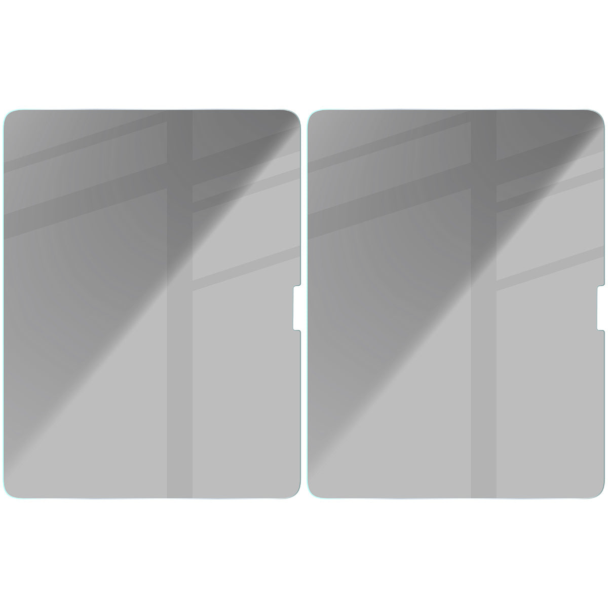 Gehärtetes Glas mit Privatschutzfilter für iPad Air 13" 2025 / 2024, Bizon Glass Tab Clear Shadow Duo, getönt