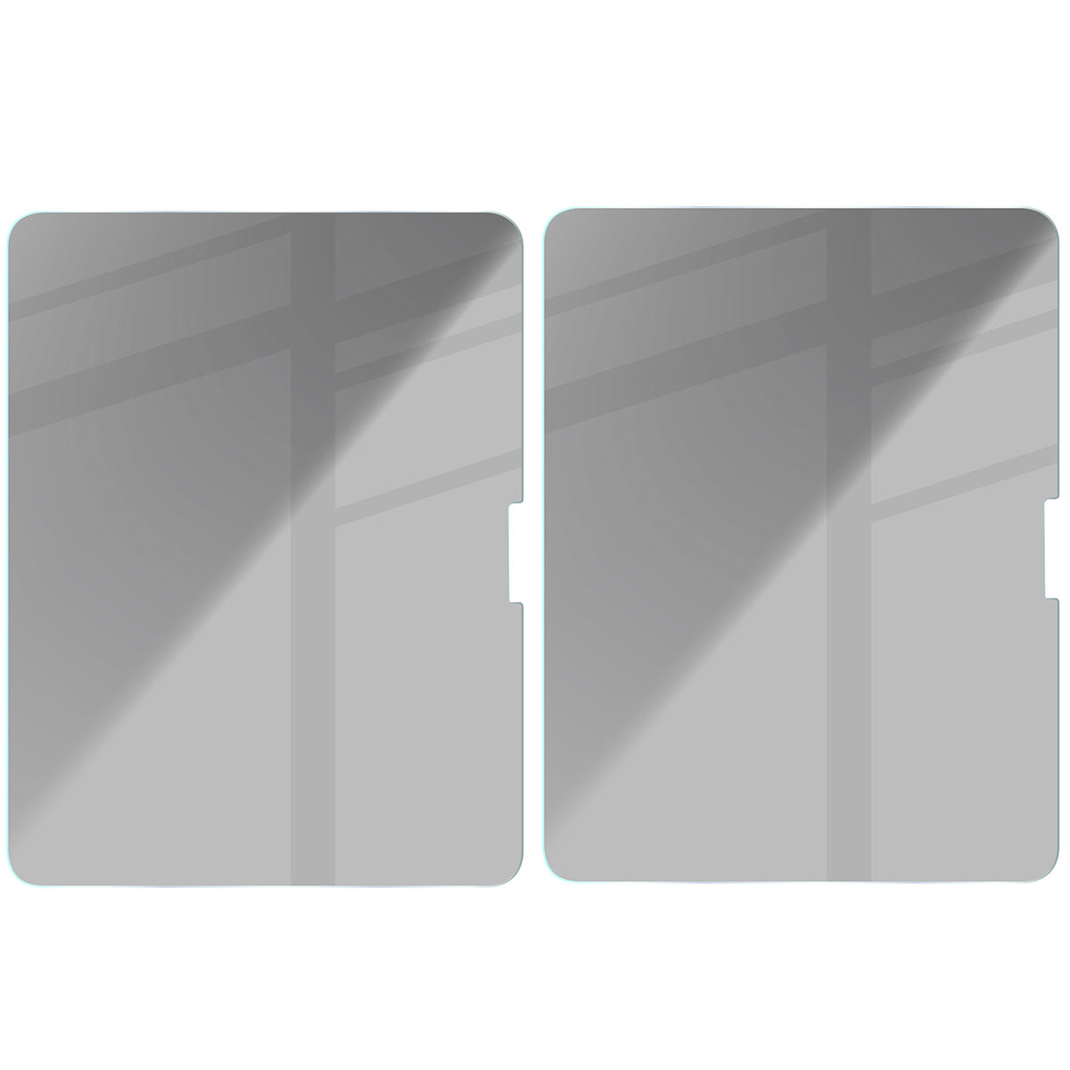 Gehärtetes Glas mit Privatschutzfilter für iPad Pro 13" 7 gen. 2024, Bizon Glass Clear Shadow, 2 Stück