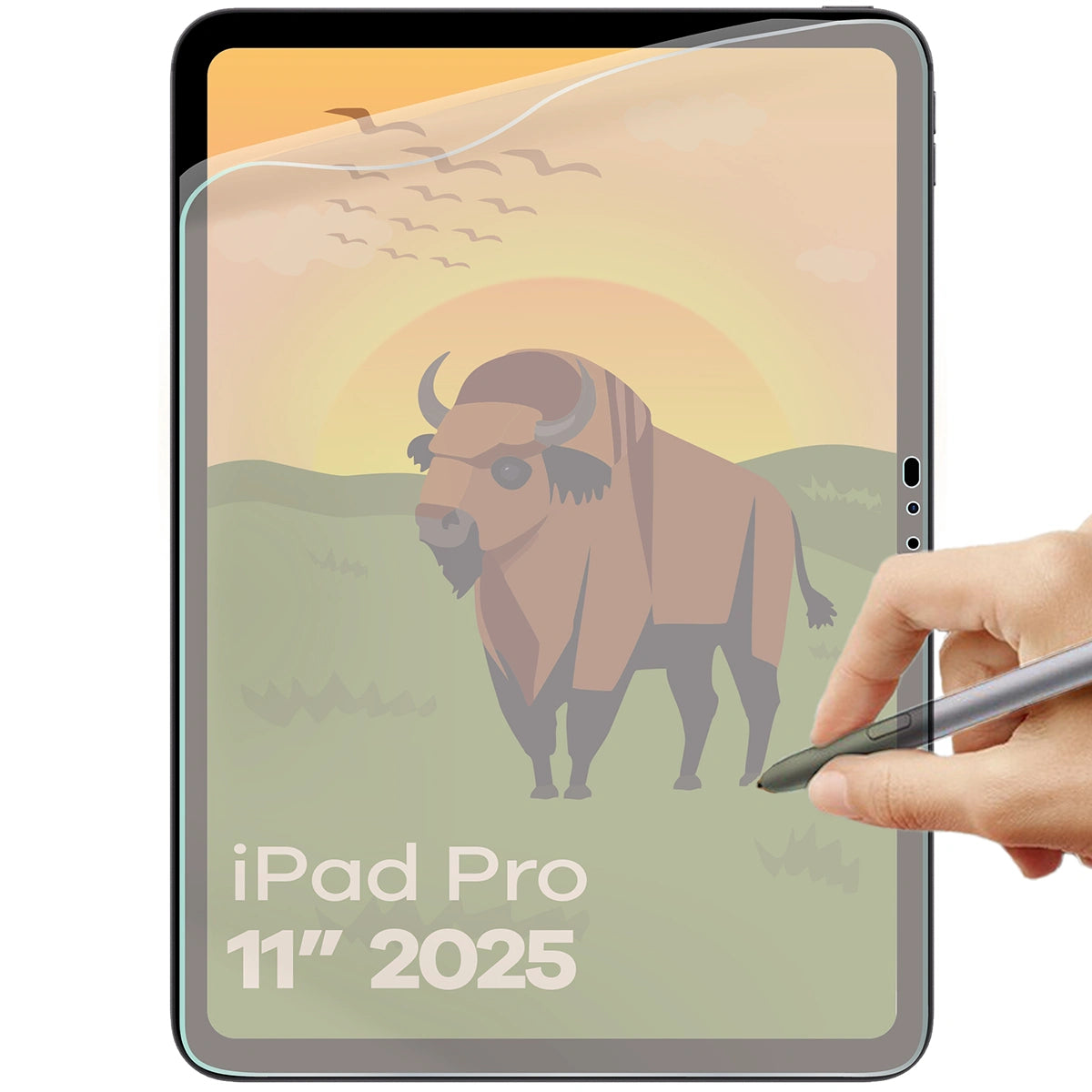 Matte Folie für iPad Pro 11" M5 2025, Bizon Tab Film Sun, 1 Stück