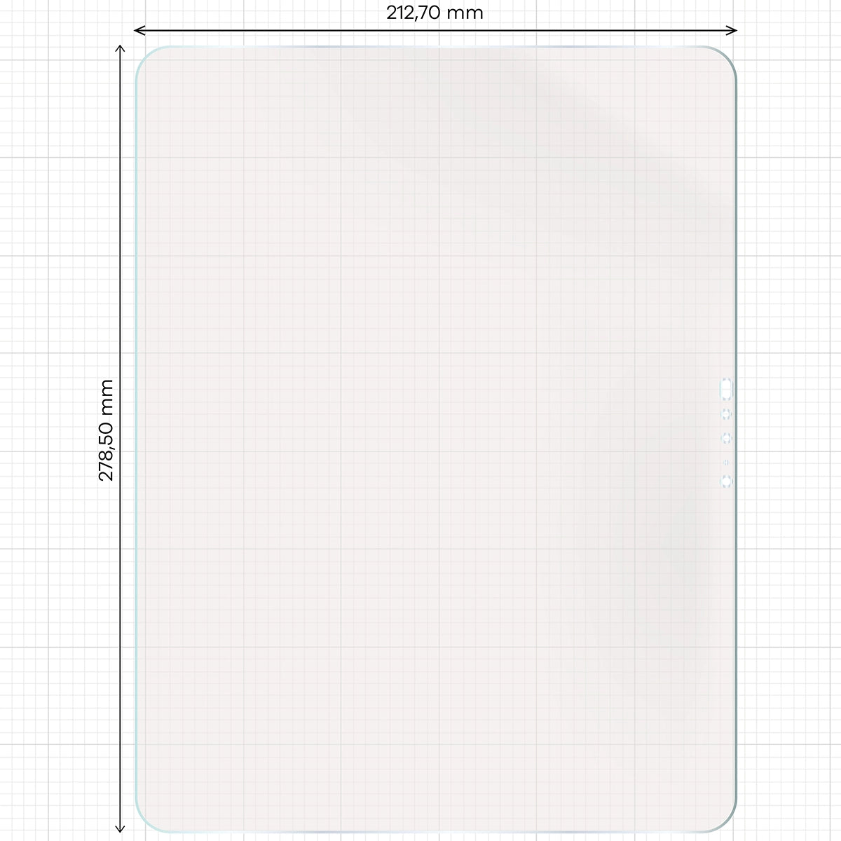 Matte Folie für iPad Pro 13" M5 2025, Bizon Tab Film Sun, 1 Stück