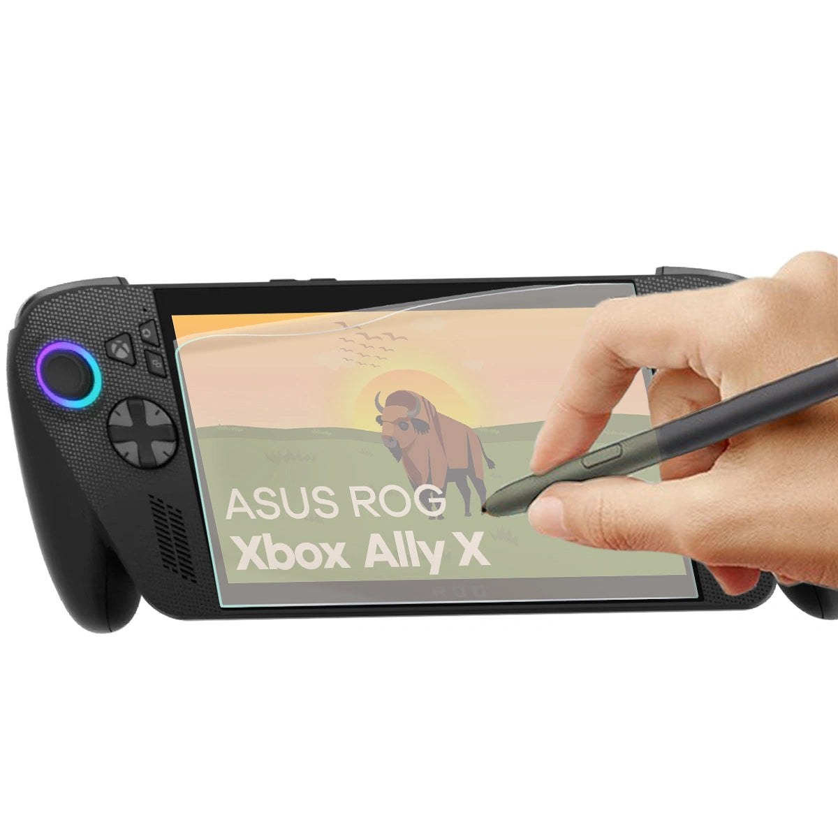Matte Folie für ASUS ROG Xbox Ally X, Bizon Tab Film Sun, 1 Stück