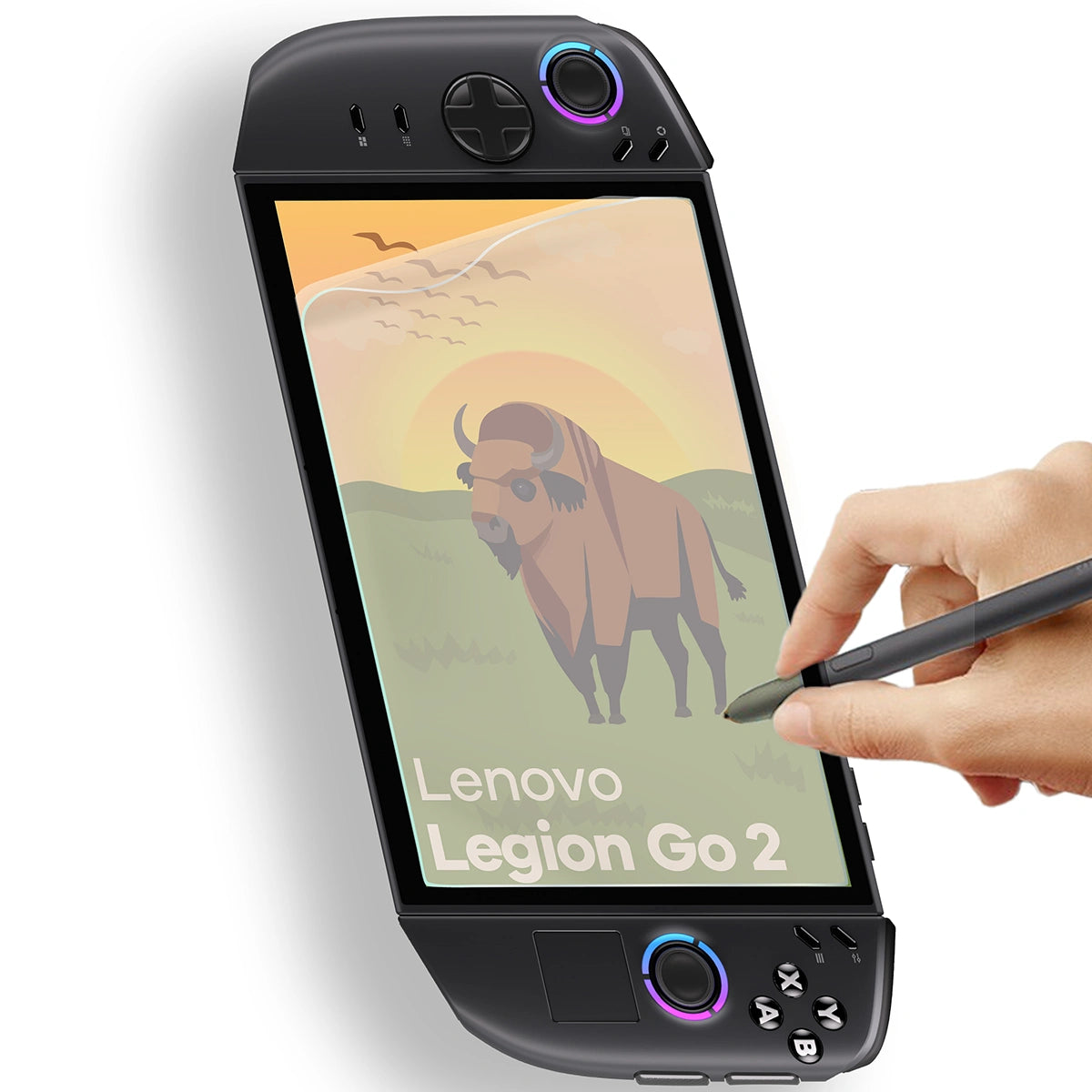 Matte Folie für Lenovo Legion Go 2, Bizon Tab Film Sun, 1 Stück