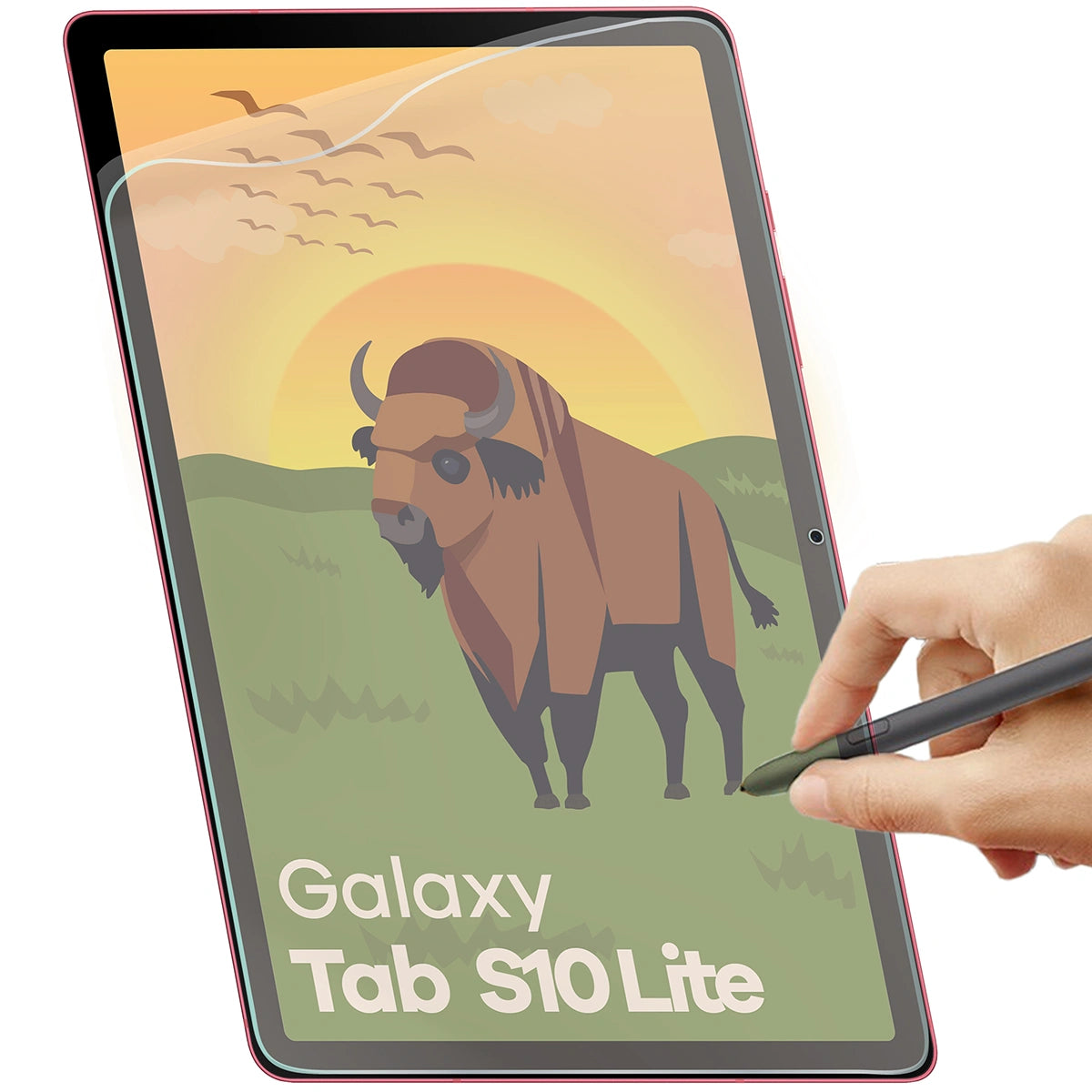 Matte Folie für Galaxy Tab S10 Lite, Bizon Tab Film Sun, 1 Stück