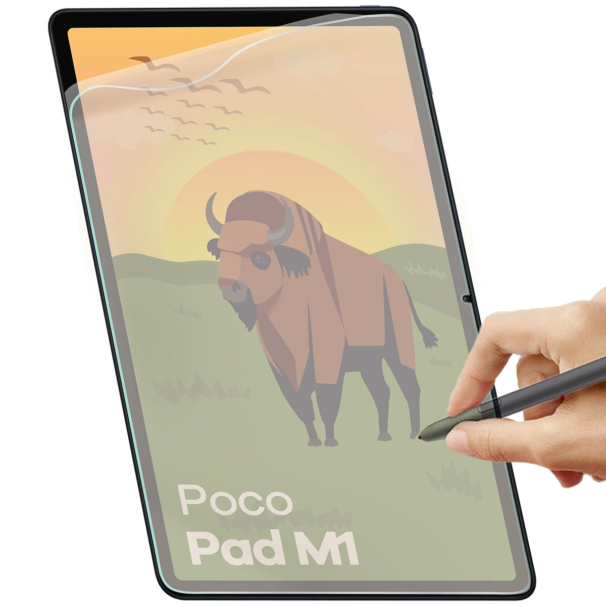 Matte Folie für Xiaomi Poco Pad M1, Bizon Tab Film Sun, 1 Stück