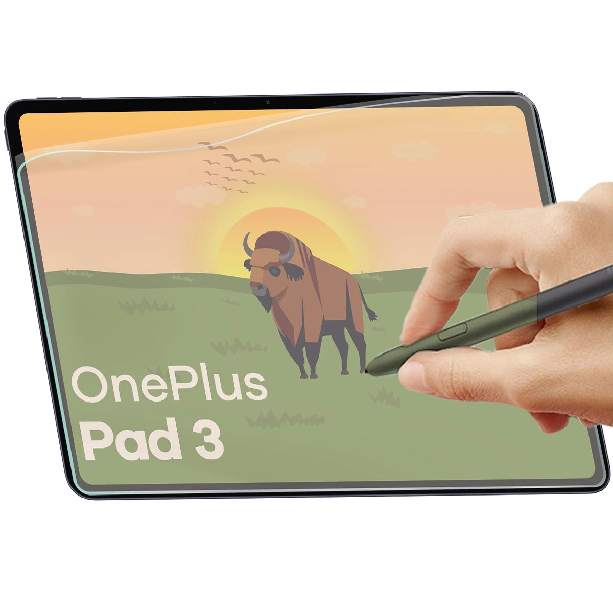 Matte Folie für OnePlus Pad 3, Bizon Glass Tab Film Sun Duo, 2 Stück