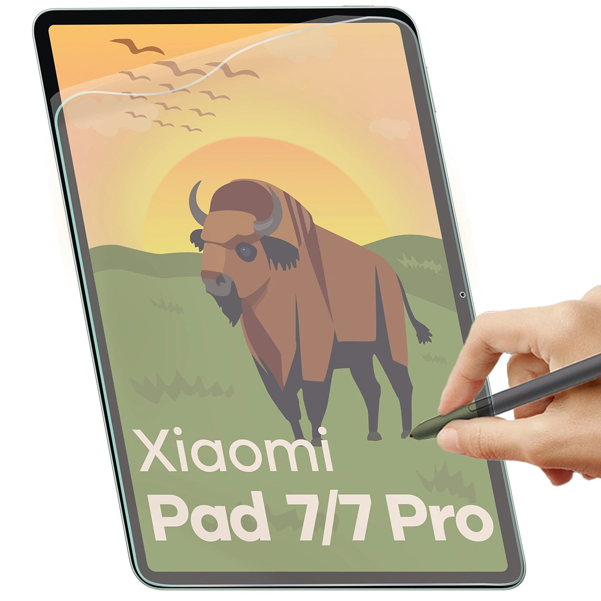 Matte Folie für Xiaomi Pad 7 / 7 Pro, Bizon Tab Film Sun Duo, 2 Stück