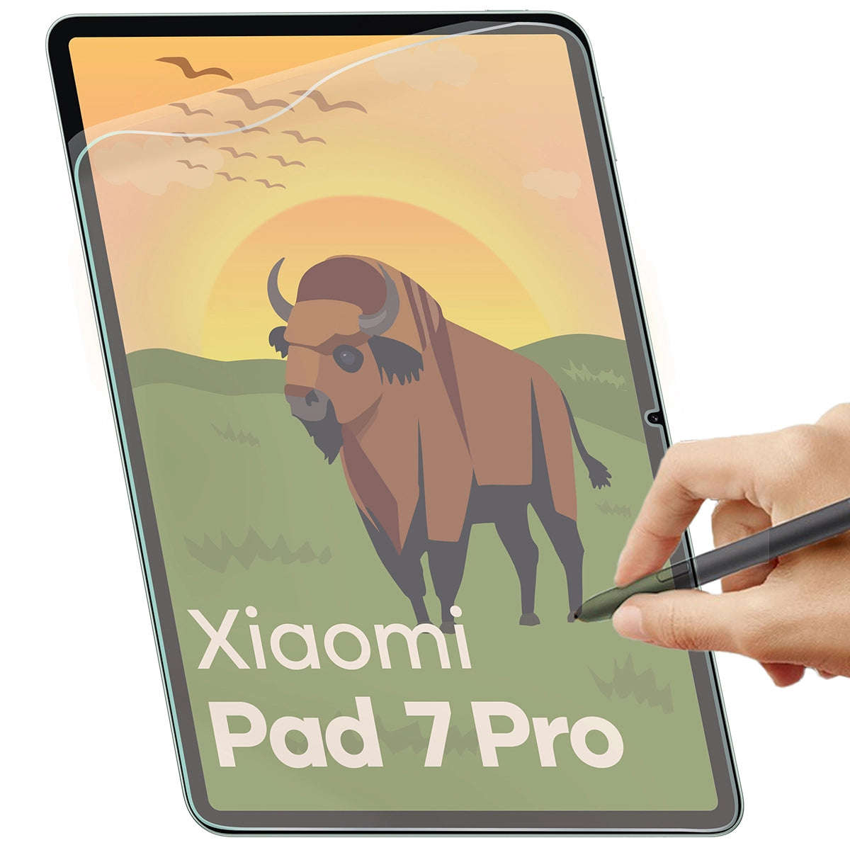 Matte Folie für Xiaomi Pad 7 / 7 Pro, Bizon Glass Tab Film Sun Duo, 2 Stück