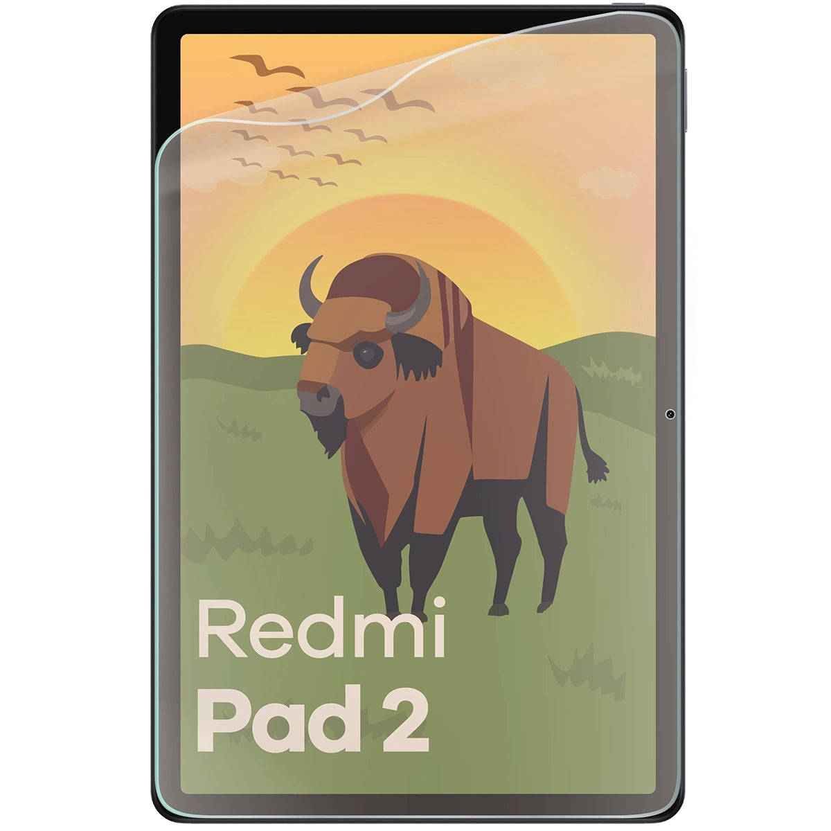 Matte Folie für Xiaomi Redmi Pad 2, Bizon Tab Film Sun Duo, 2 Stück