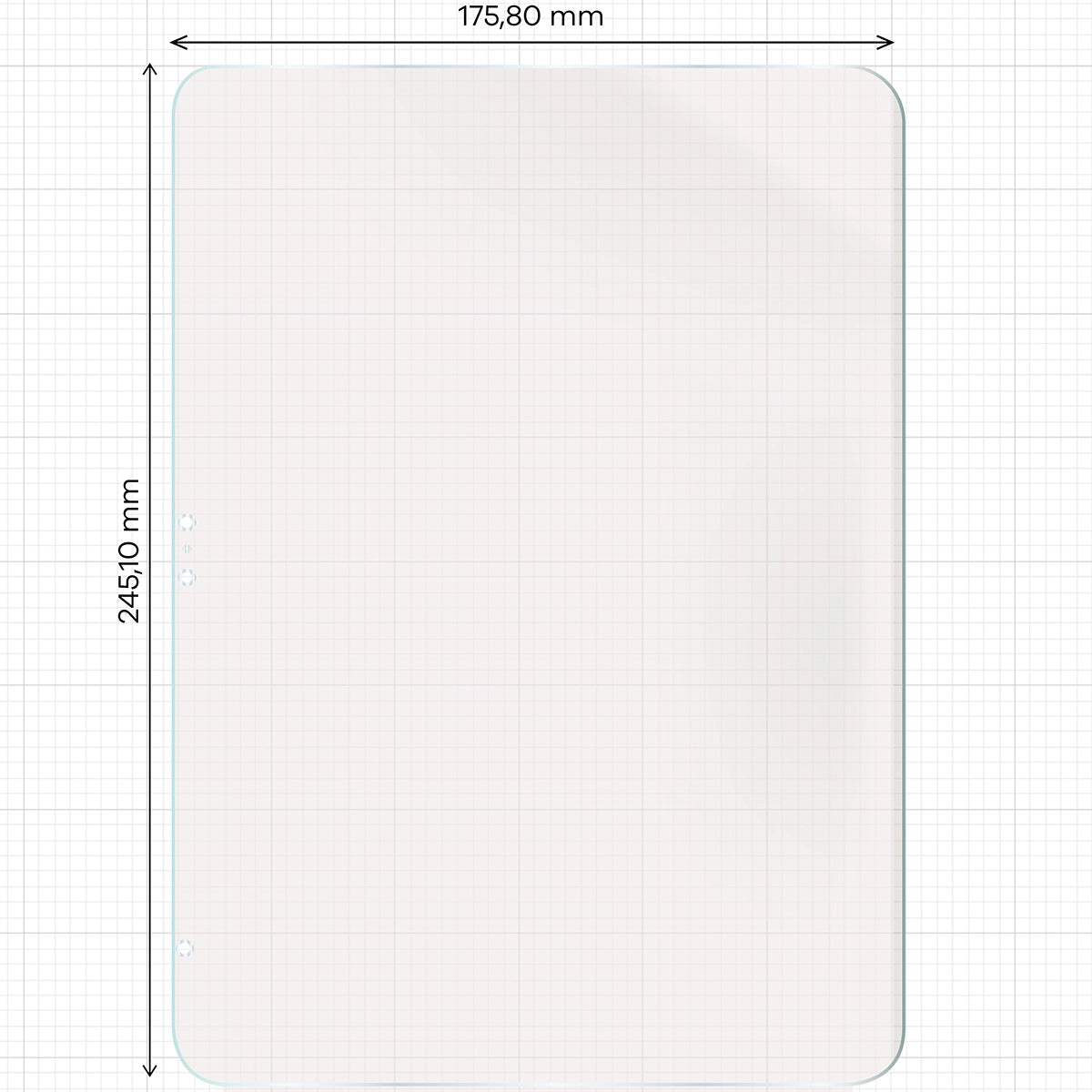 Matte Folie für iPad 11" (A16) 2025, Bizon Tab Film Sun Duo, 2 Stück