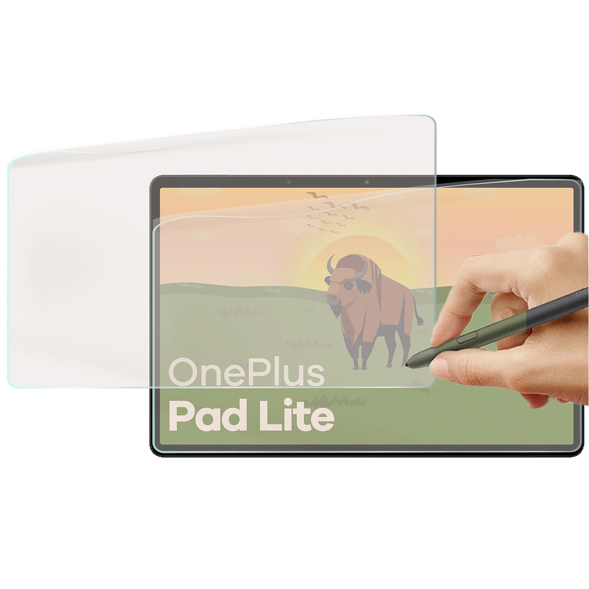 Matte Folie für OnePlus Pad Lite, Bizon Glass Tab Film Sun Duo, 2 Stück