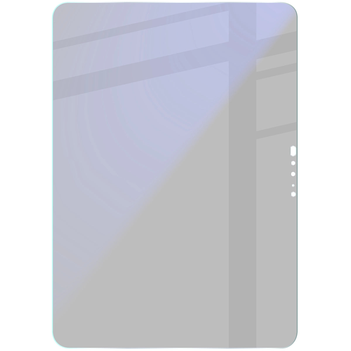 Hybridglas mit Privatschutzfilter für iPad Pro 11" M5 2025, Bizon Tab Hybrid Shadow, Matt