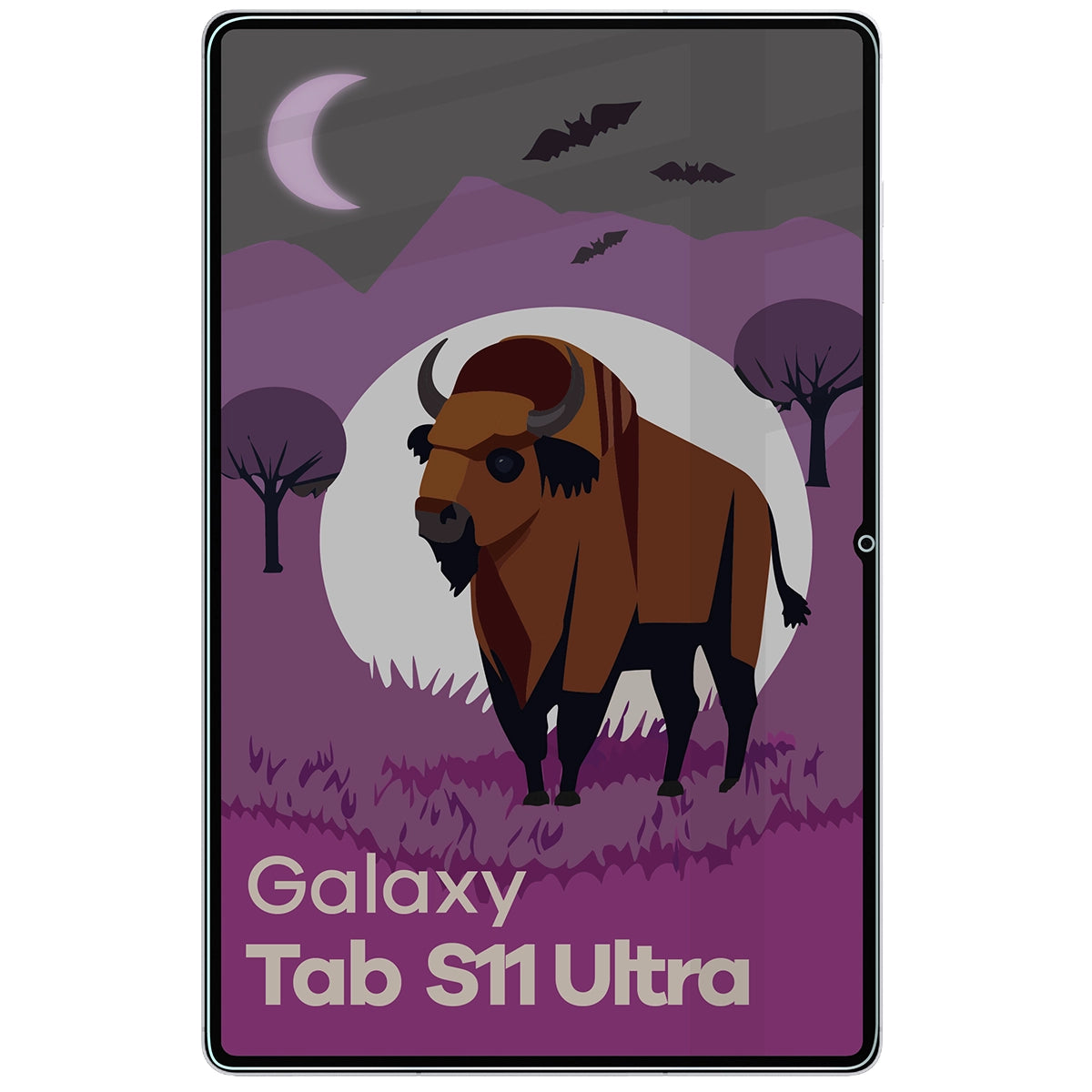 Hybridglas mit Privatschutzfilter für Galaxy Tab S11 Ultra, Bizon Tab Hybrid Shadow, Matt