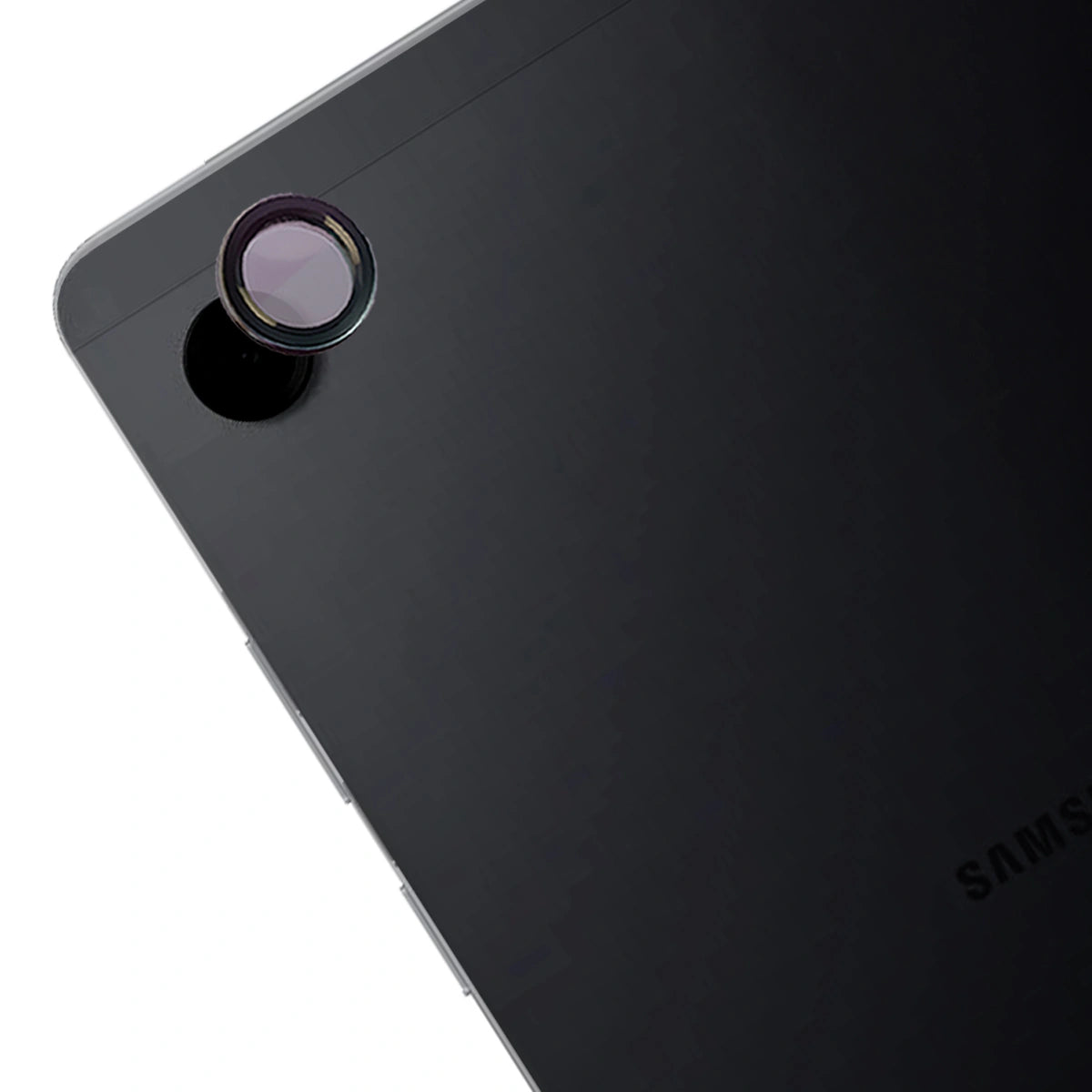 Glas für die Kamera für Galaxy Tab A11, Bizon Glass Tab Snap Lens, 1 Set, schwarzer Rahmen