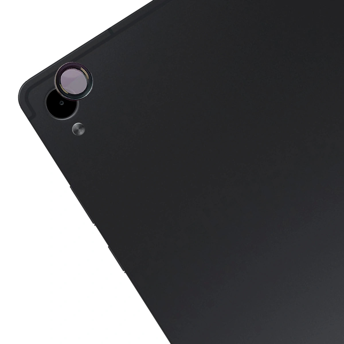 Glas für die Kamera für Galaxy Tab S11, Bizon Glass Tab Snap Lens, 1 Set, schwarzer Rahmen