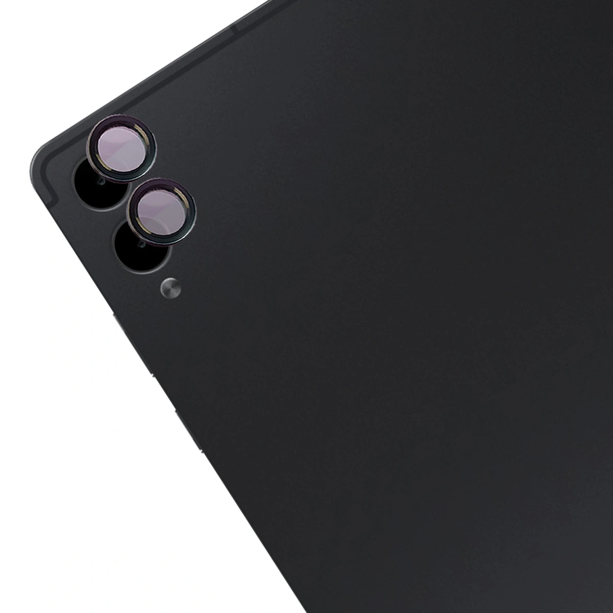 Glas für die Kamera für Galaxy Tab S11 Ultra, Bizon Glass Tab Snap Lens, 1 Set, schwarzer Rahmen